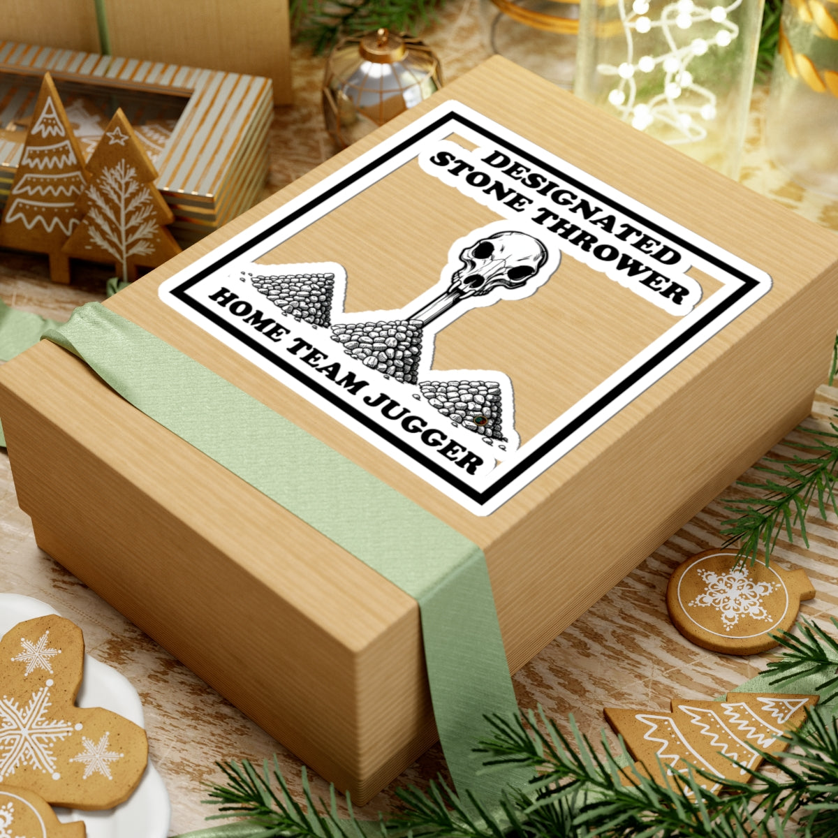 Designated Stone Thrower - Cinema Siblings Stickers - Multiple Sizes - The Blood of Heroes - A Post Apocalyptic Rose by Any Name