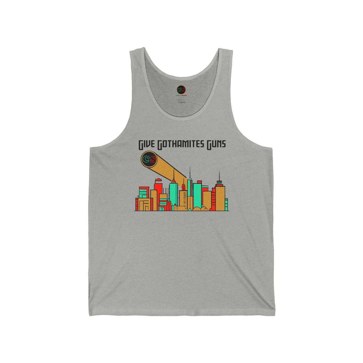 Give Gothamites Guns Unisex Jersey Tank Cinema Siblings Episode Joker 2 - Martyring The Accidental Hero