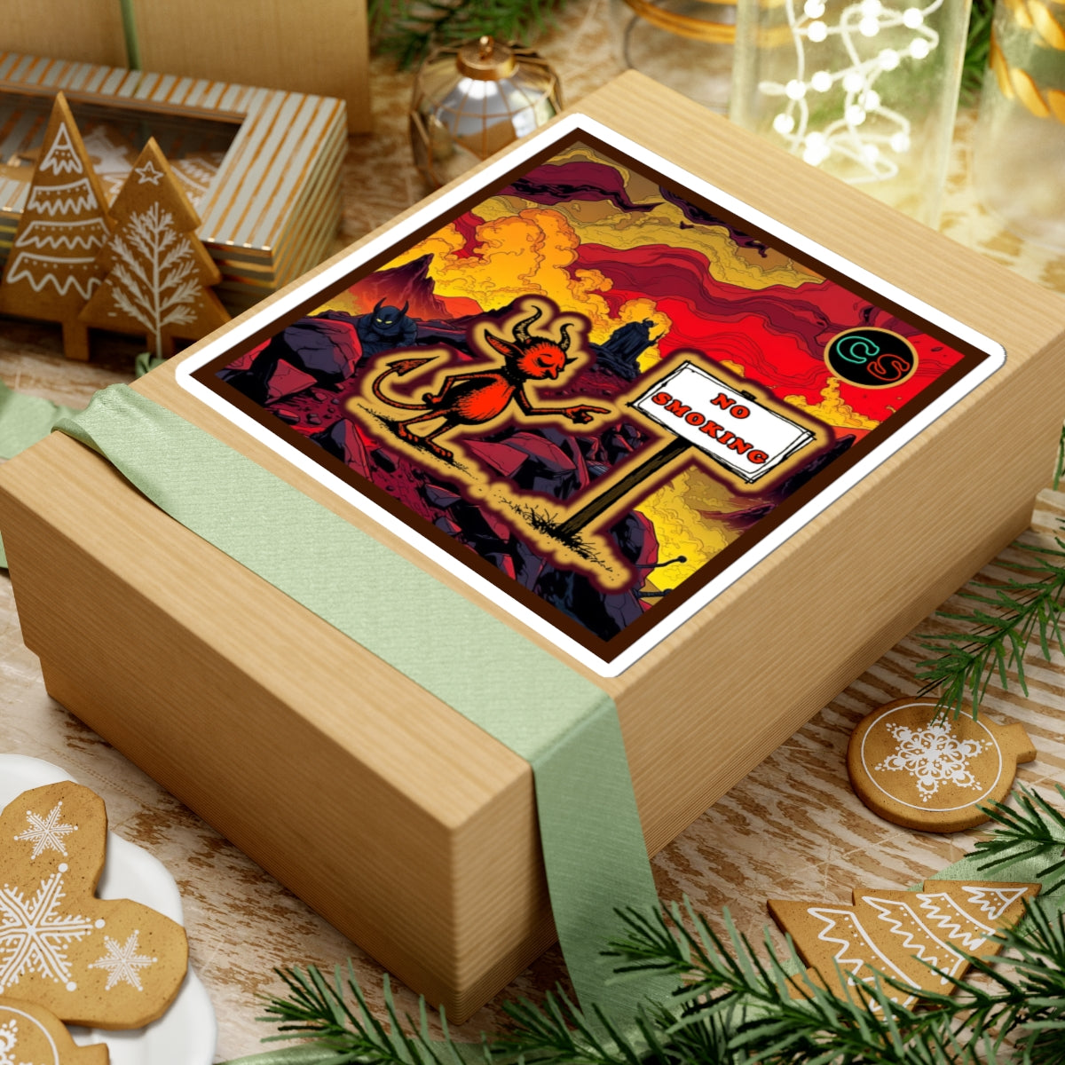 No Smoking - Cinema Siblings Stickers - Multiple Sizes - Stranger Things Seasons 3-5... set in Hell?