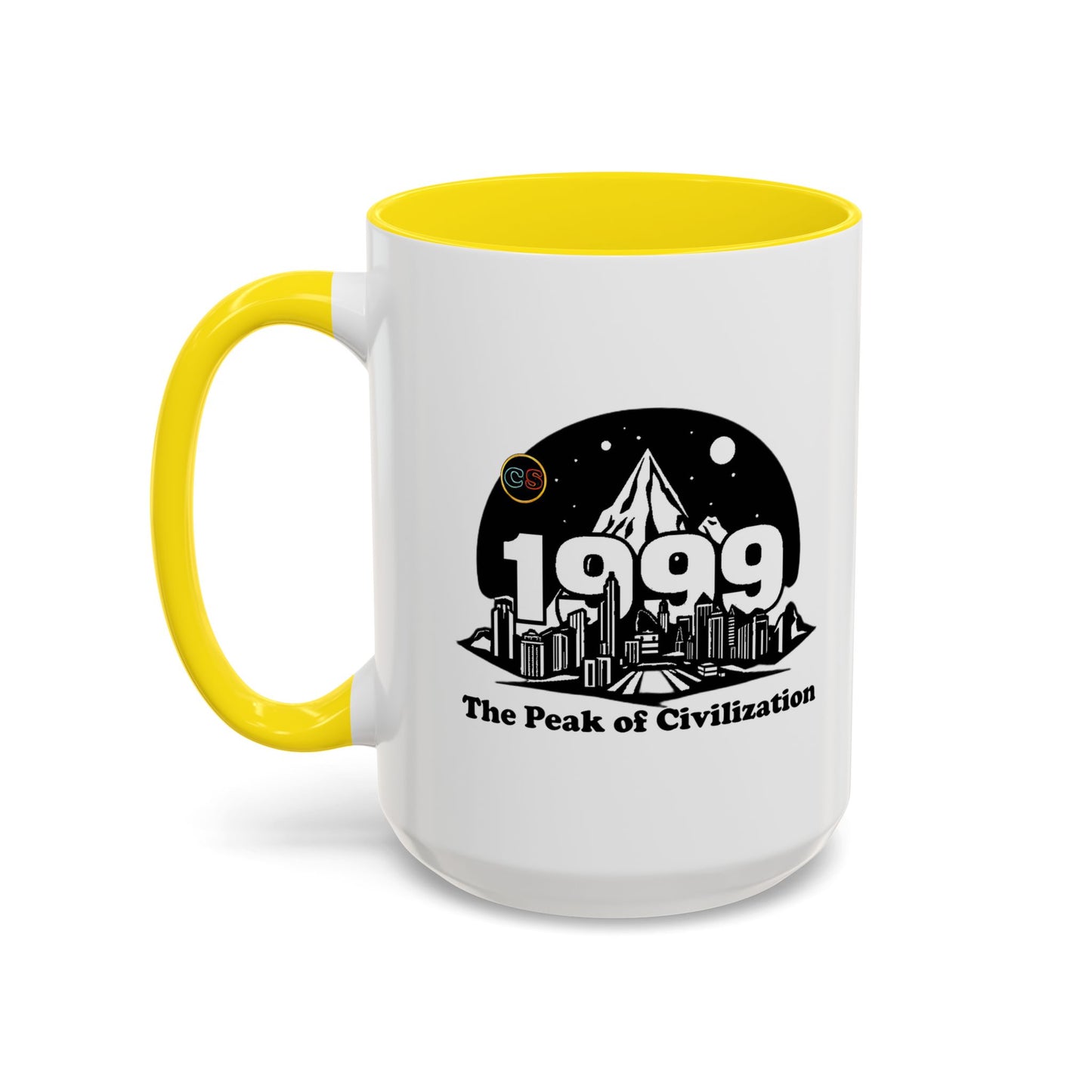 Accent Coffee Mug Cinema Siblings Episode Office Space, Matrix and Fight Club 1999 The Peak of Civilization