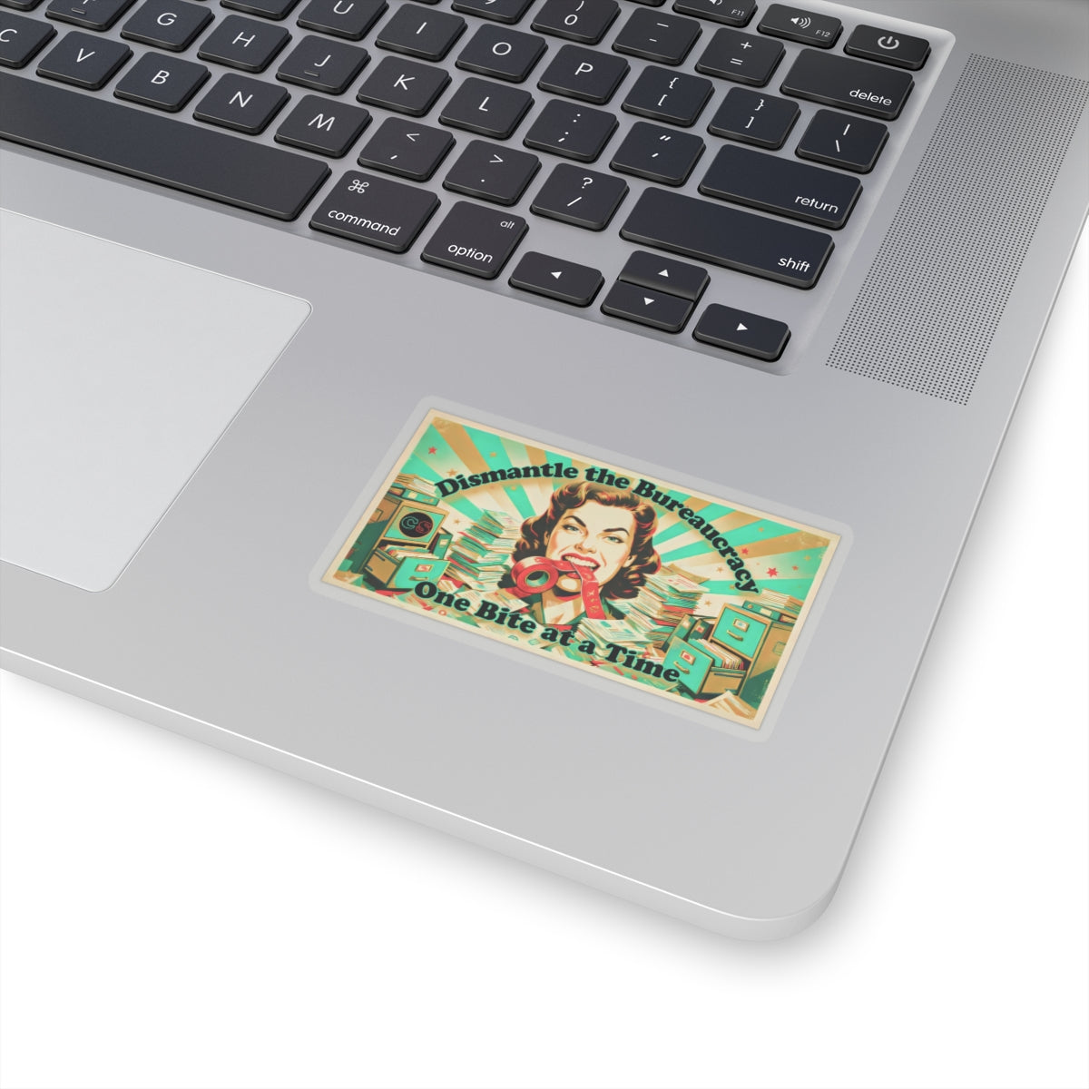 One Bite at a Time - Cinema Siblings Stickers - Multiple Sizes - Tombstone or The Good King, Wyatt Earp