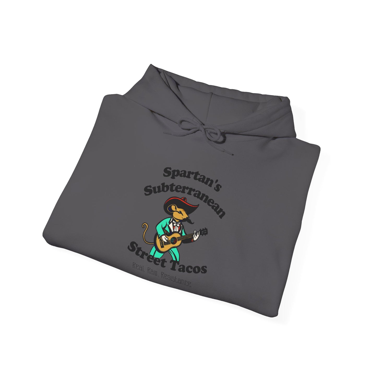 Spartan's Subterranean Tacos Unisex Heavy Blend™ Hooded Sweatshirt Demolition Man Practically Prophesy