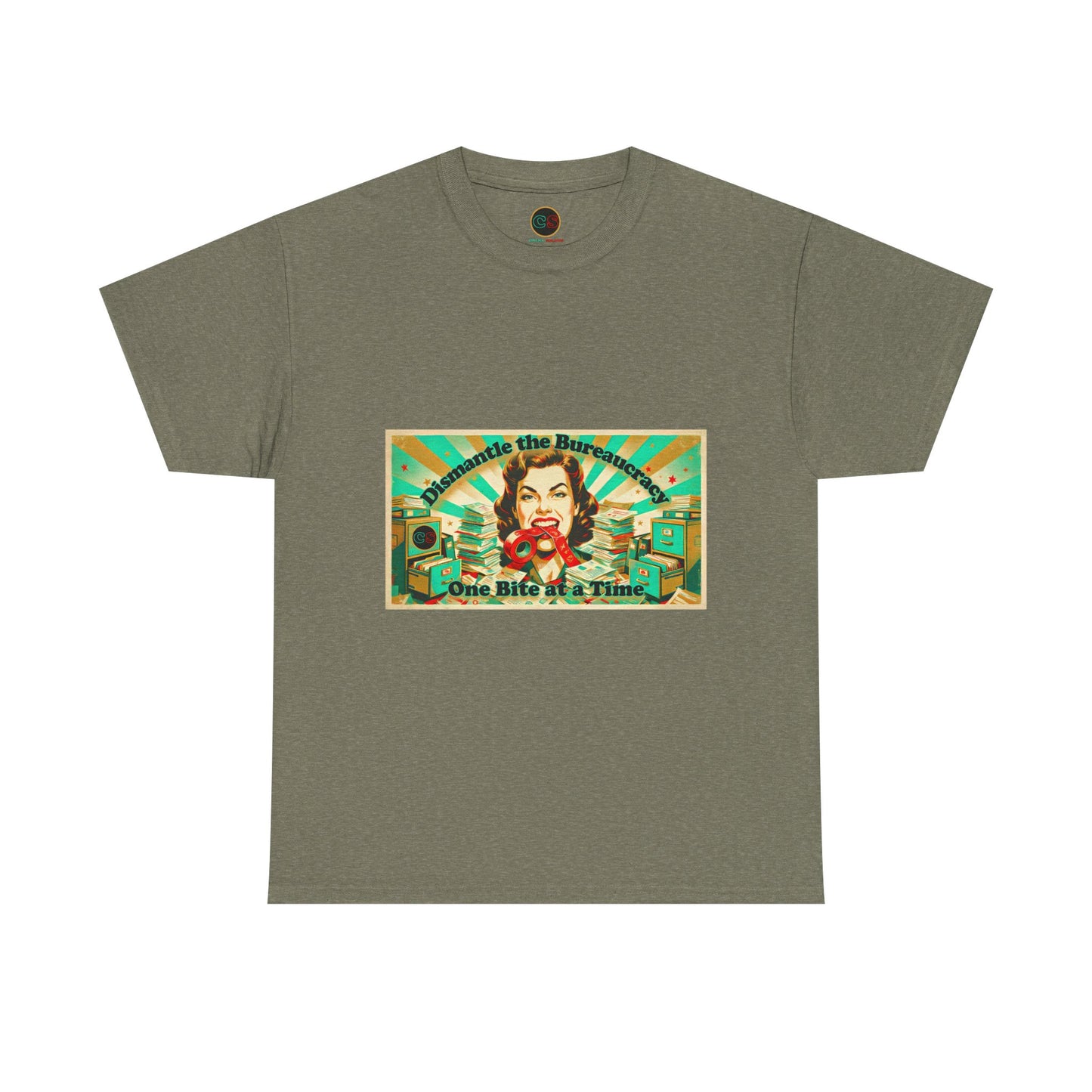 One Bite at a Time - Heavy Cotton Tee - Cinema Siblings - Tombstone or The Good King, Wyatt Earp
