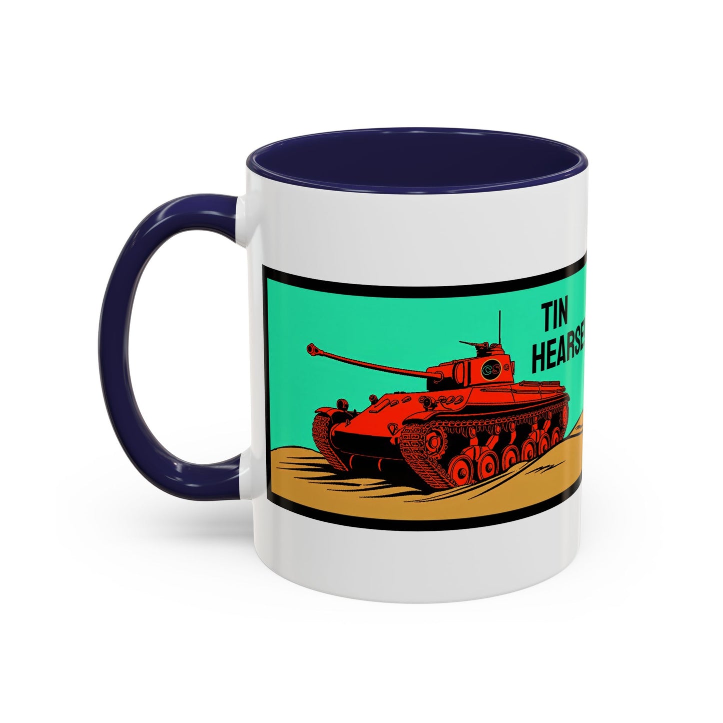 Tin Hearse! Coffee Mug (11, 15oz) Cinema Siblings Sahara (1942) - Moses or Aragon
