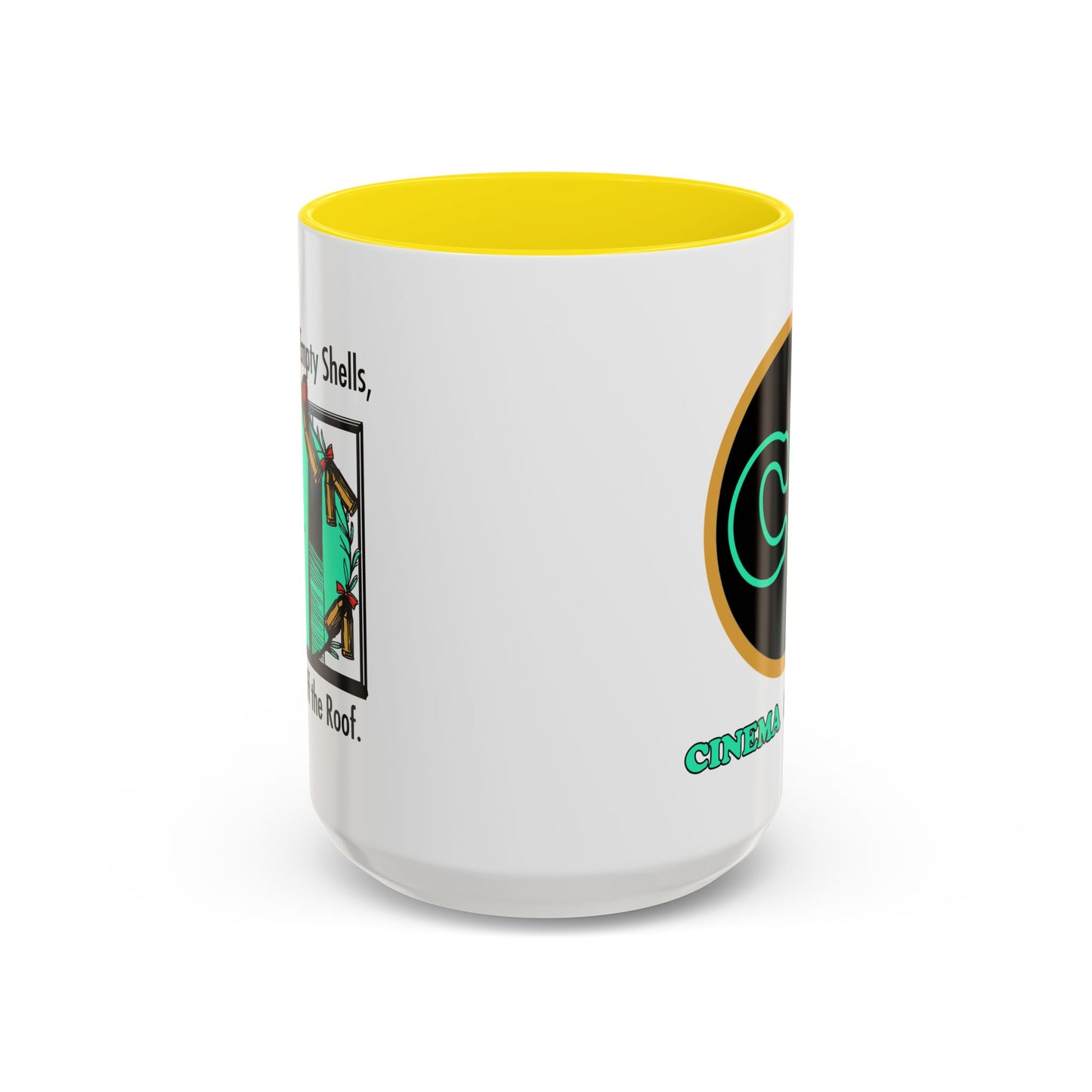 Jingle Shells Accent Coffee Mug Cinema Siblings Episode Die Hard - Is Holly the Bad Guy?