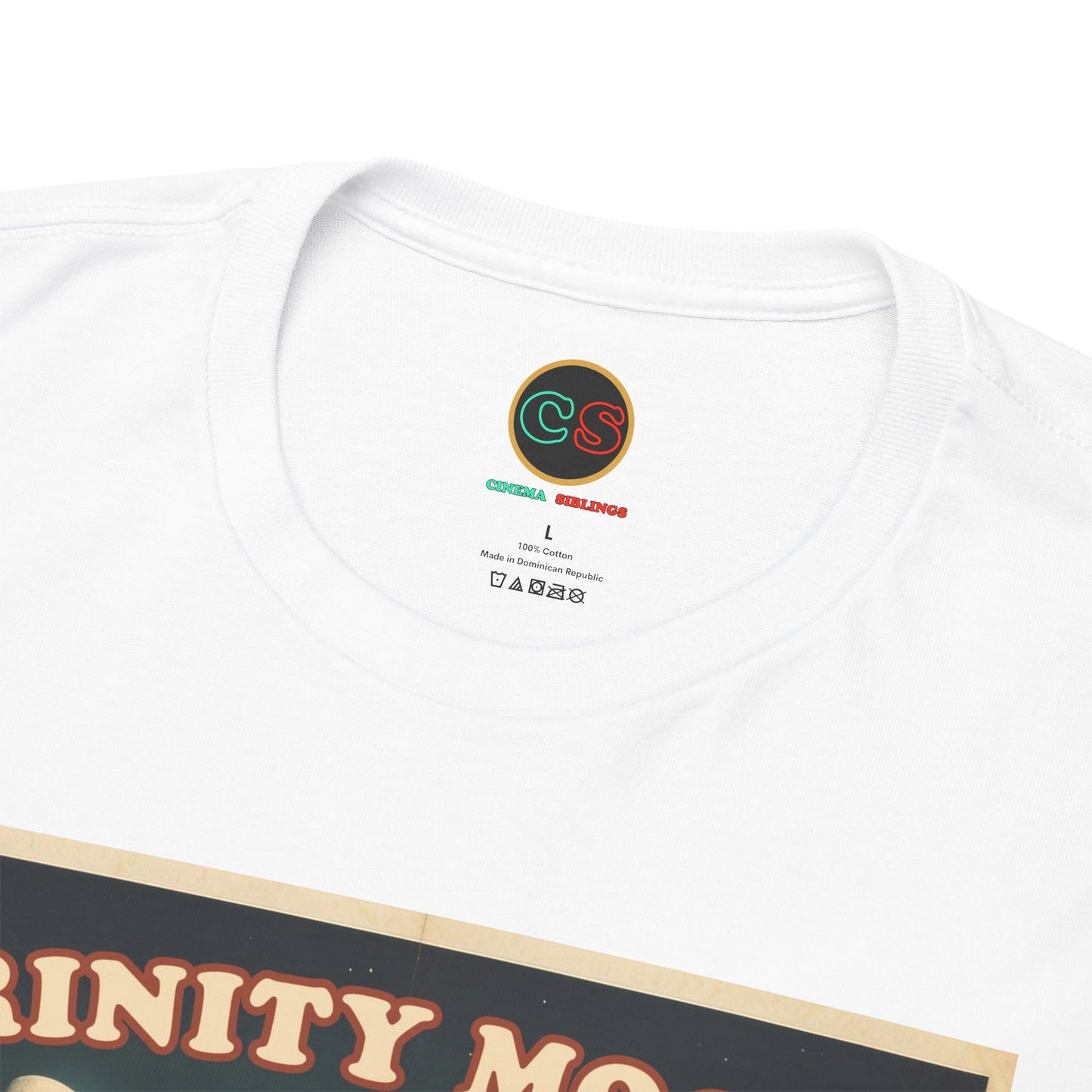 Trinity Moons Valley Vacations - Unisex Heavy Cotton Tee - Cinema Siblings - Soldier (1998): Space Western with Too Much Nuance