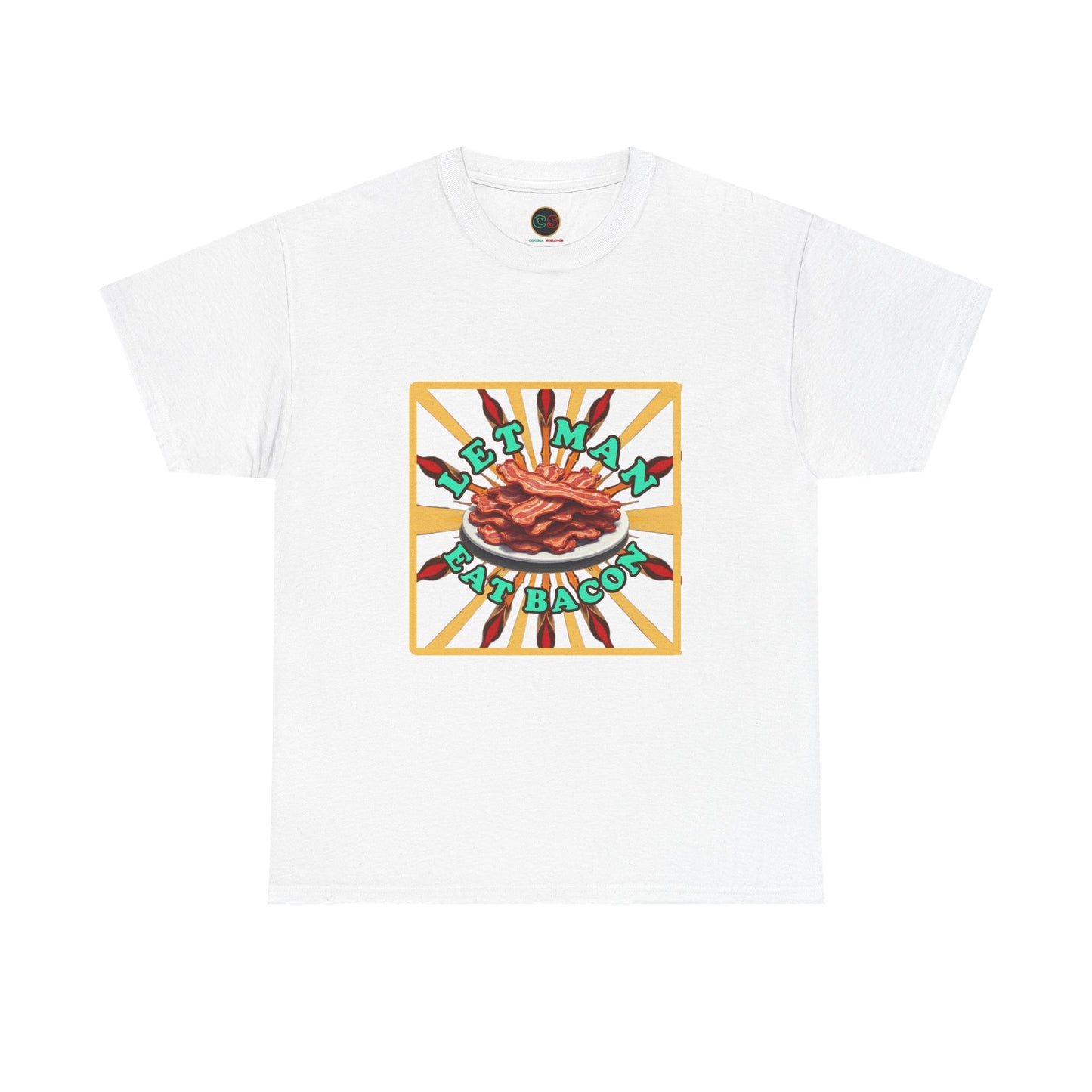 Let Man Eat Bacon - Unisex Heavy Cotton Tee Cinema Siblings - Stranger Things: Judging the Wheelers