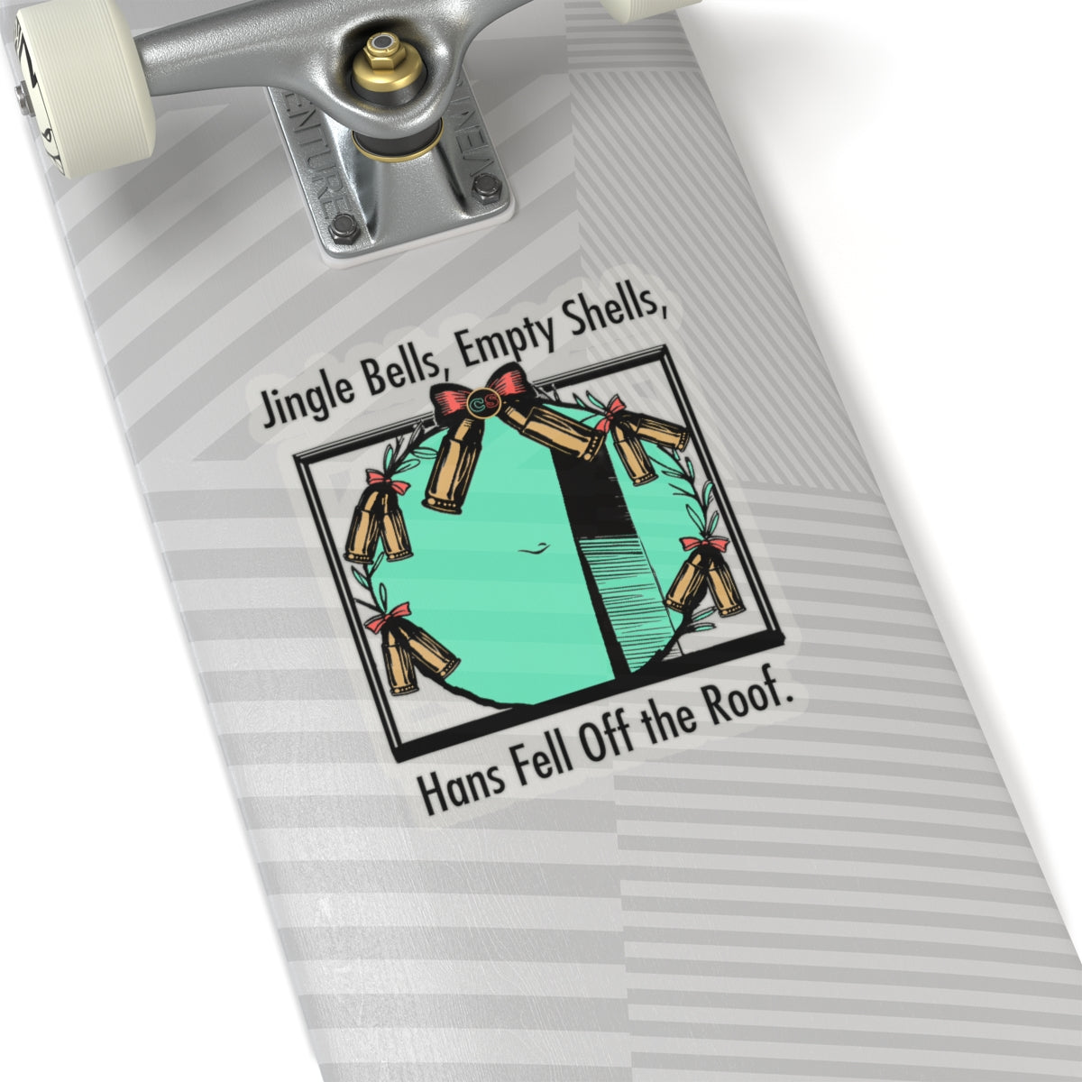 Jingle Shells - Cinema Siblings Stickers - Multiple Sizes -  Episode Die Hard - Is Holly the Bad Guy?