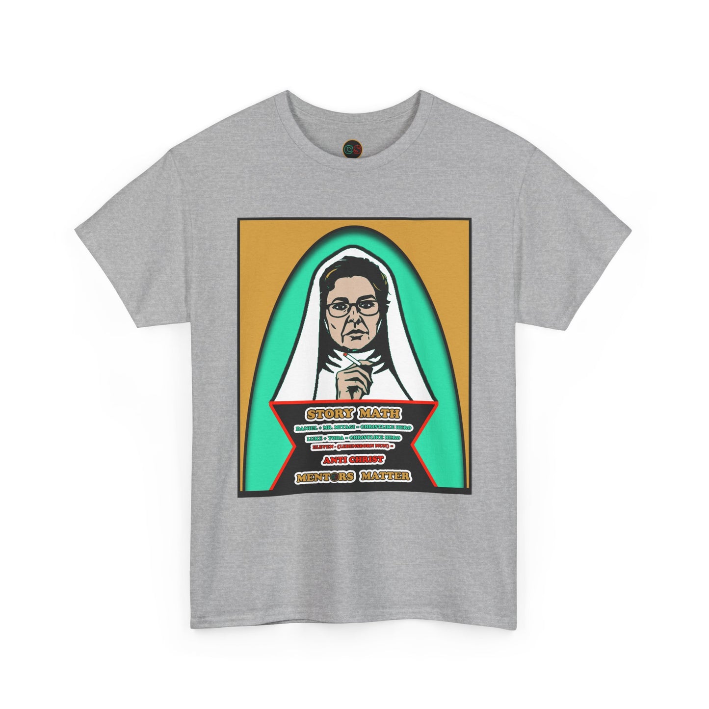 Mentors Matter - Unisex Heavy Cotton Tee Cinema Siblings - How Catholicism Could Have Saved Stranger Things
