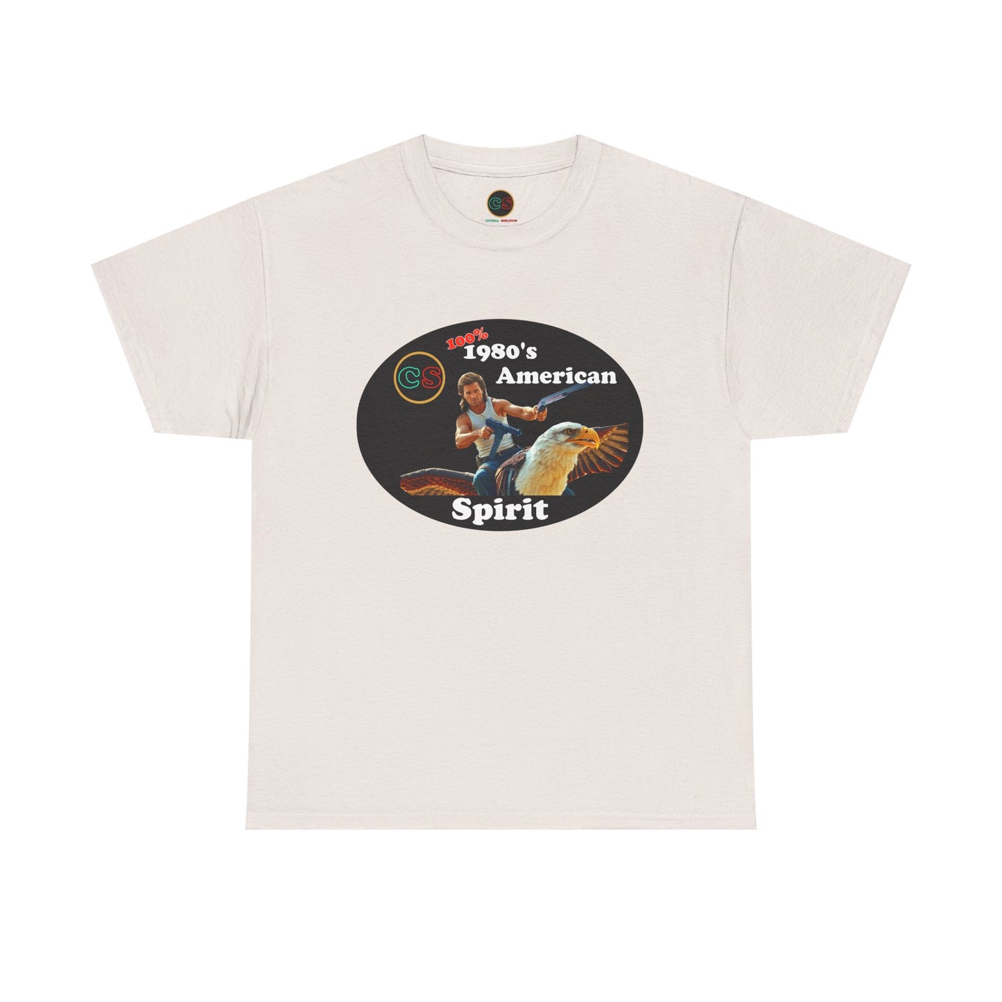 100% 1980s American Spirit Heavy Cotton Tee Cinema Siblings Big Trouble in Little China - The MOST American Movie