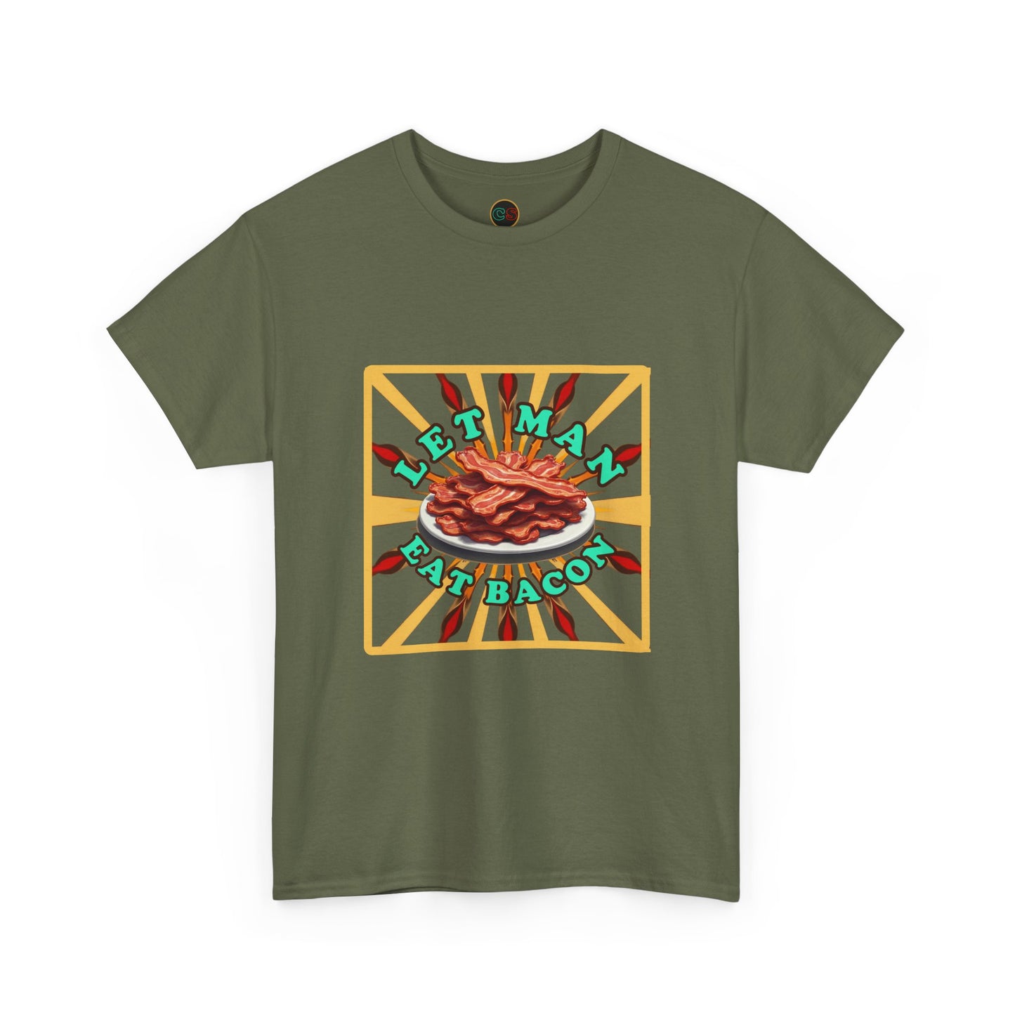 Let Man Eat Bacon - Unisex Heavy Cotton Tee Cinema Siblings - Stranger Things: Judging the Wheelers
