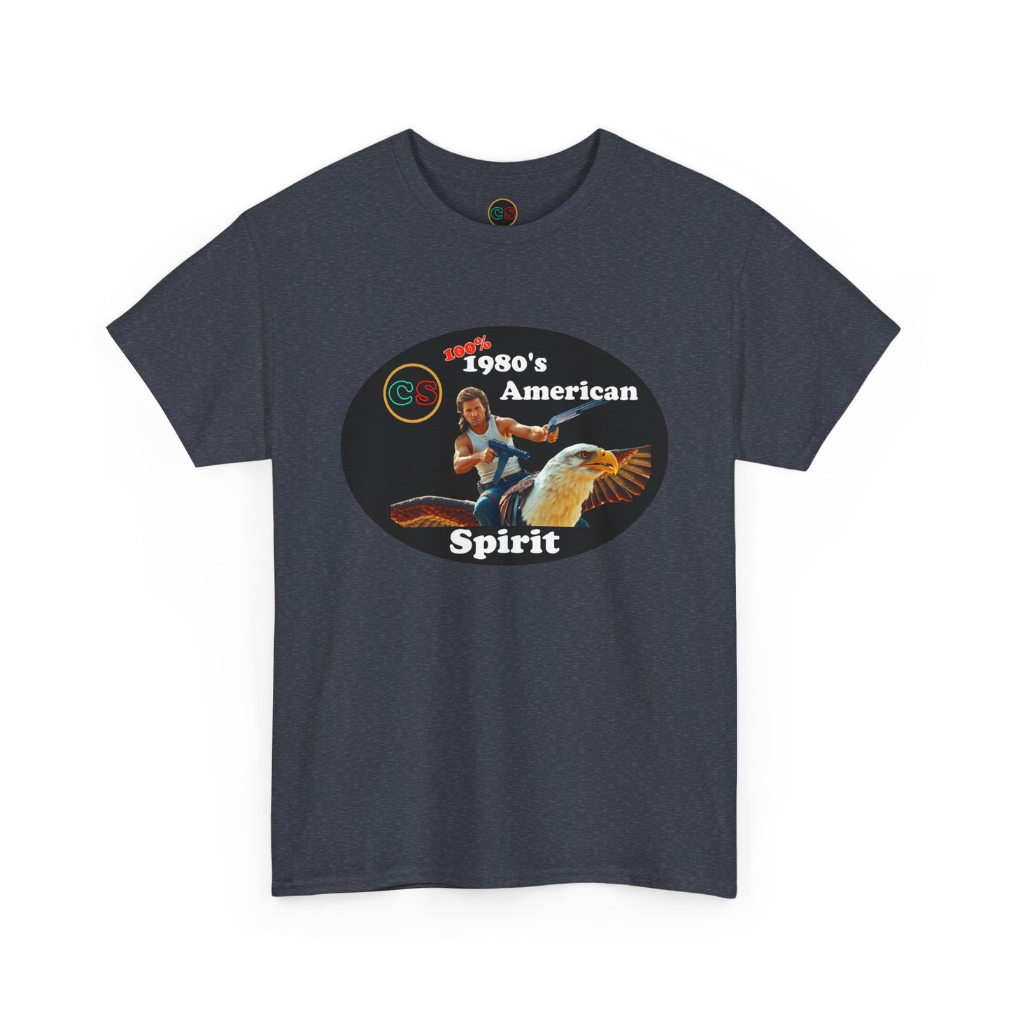 100% 1980s American Spirit Unisex Heavy Cotton Tee Cinema Siblings Episode Big Trouble in Little China - The MOST American Movie