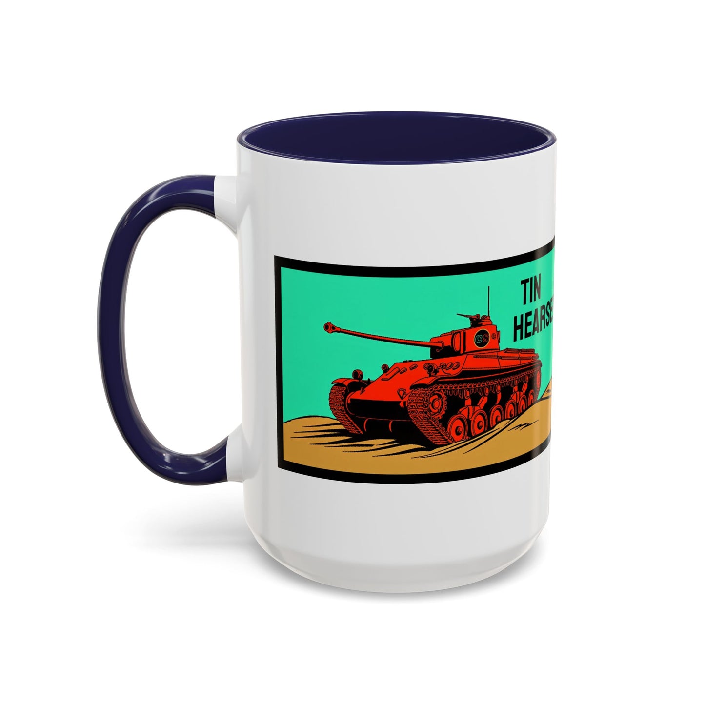 Tin Hearse! Coffee Mug (11, 15oz) Cinema Siblings Sahara (1942) - Moses or Aragon