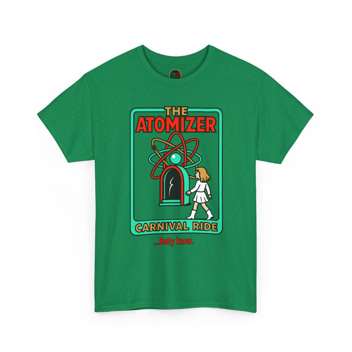 The Atomizer - Betty Knew - Unisex Heavy Cotton Tee - Splash, Mannequin & Weird Science 1980's Manic Pixie Dream Pygmalion