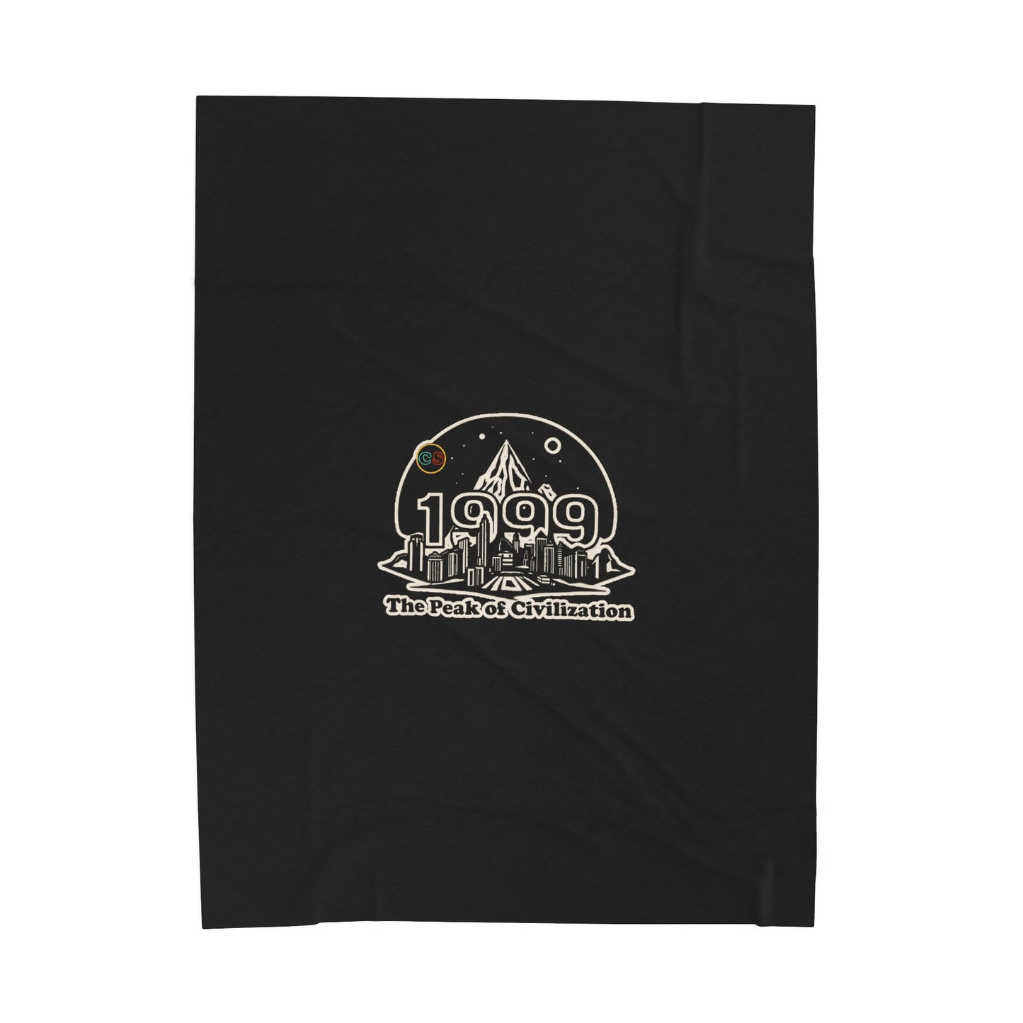 Cinema Siblings Velveteen Plush Blanket - BLACK - Office Space Matrix and Fight Club 1999 The Peak of Civilization