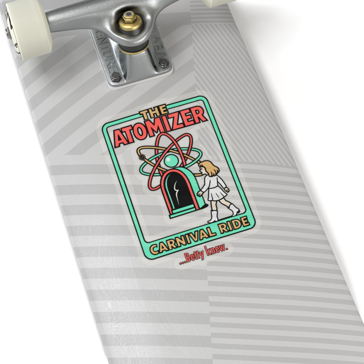 The Atomizer Betty Knew Cinema Siblings Stickers - Multiple Sizes - Splash, Mannequin & Weird Science 1980's Manic Pixie Dream Pygmalion