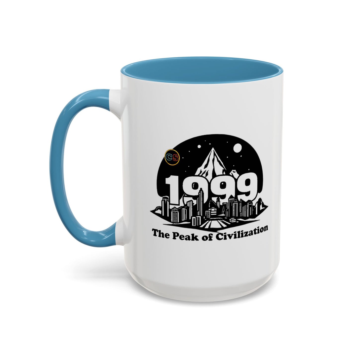 Accent Coffee Mug Cinema Siblings Episode Office Space, Matrix and Fight Club 1999 The Peak of Civilization