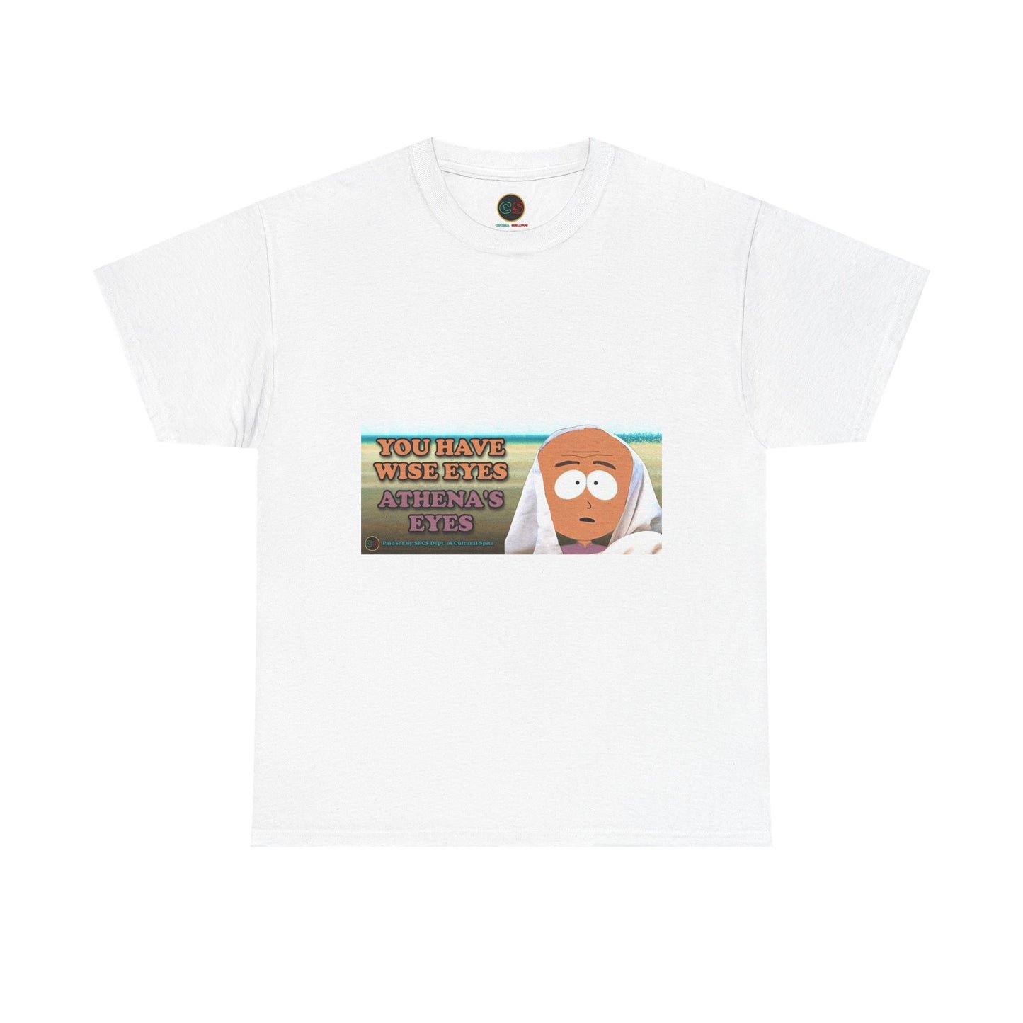 Athena's Eyes - Heavy Cotton Tee - Cinema Siblings - Nolan's XENIA is a LIE in his Orwellian Odyssey
