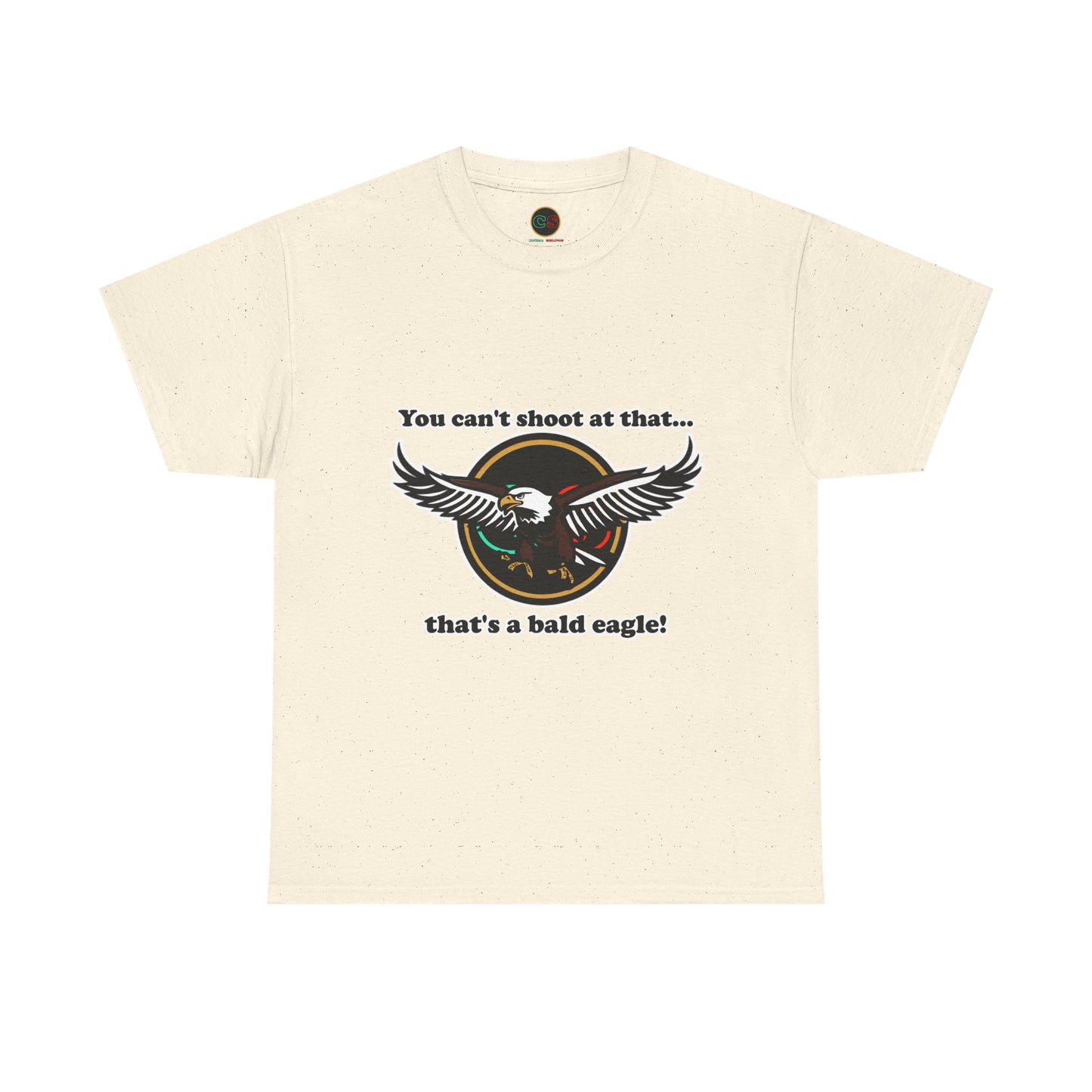 That's a Bald Eagle! Unisex Heavy Cotton Tee Cinema Siblings Peacemaker - Demeaning the Hero