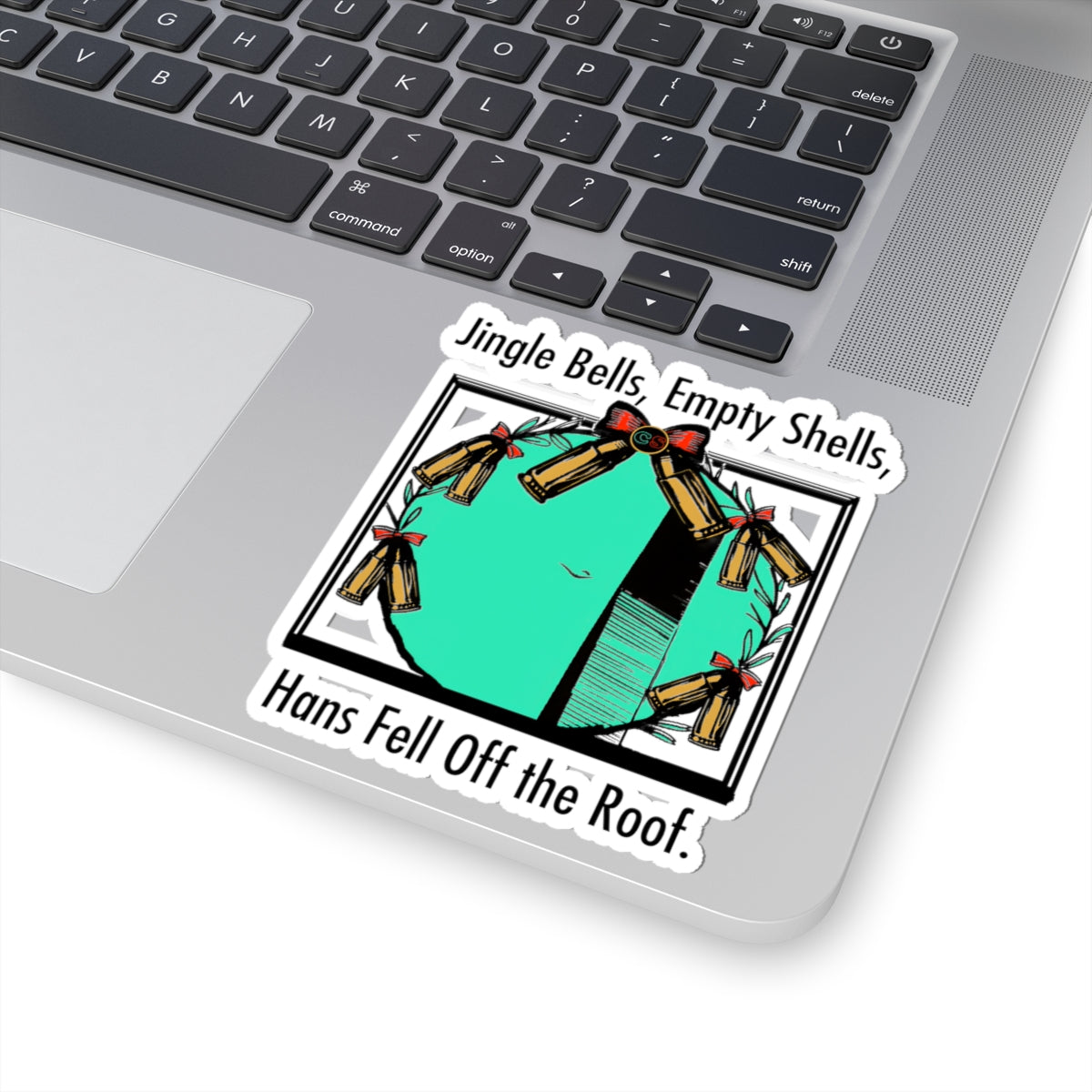Jingle Shells - Cinema Siblings Stickers - Multiple Sizes -  Episode Die Hard - Is Holly the Bad Guy?