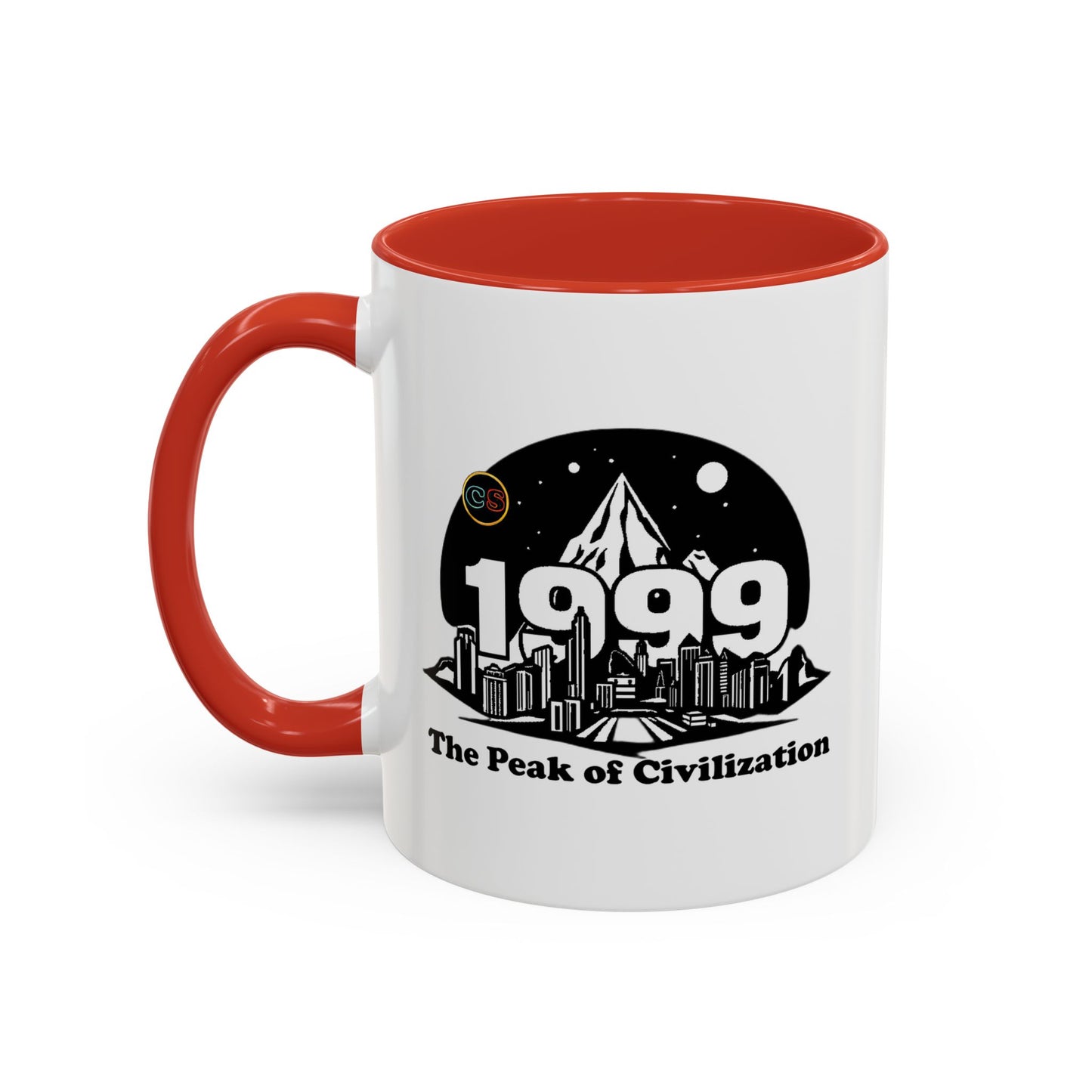 Accent Coffee Mug Cinema Siblings Episode Office Space, Matrix and Fight Club 1999 The Peak of Civilization