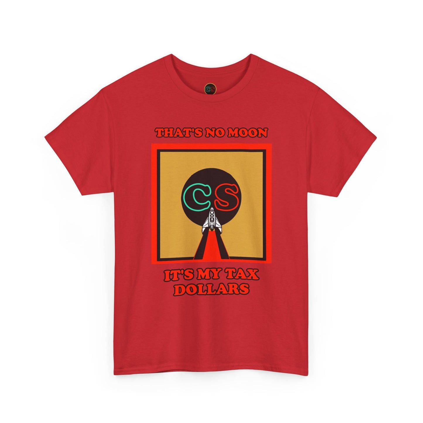 That's No Moon - Unisex Heavy Cotton Tee Cinema Siblings Happy Reviewers Compare Project Hail Mary Movie to the Book by Andy Weir