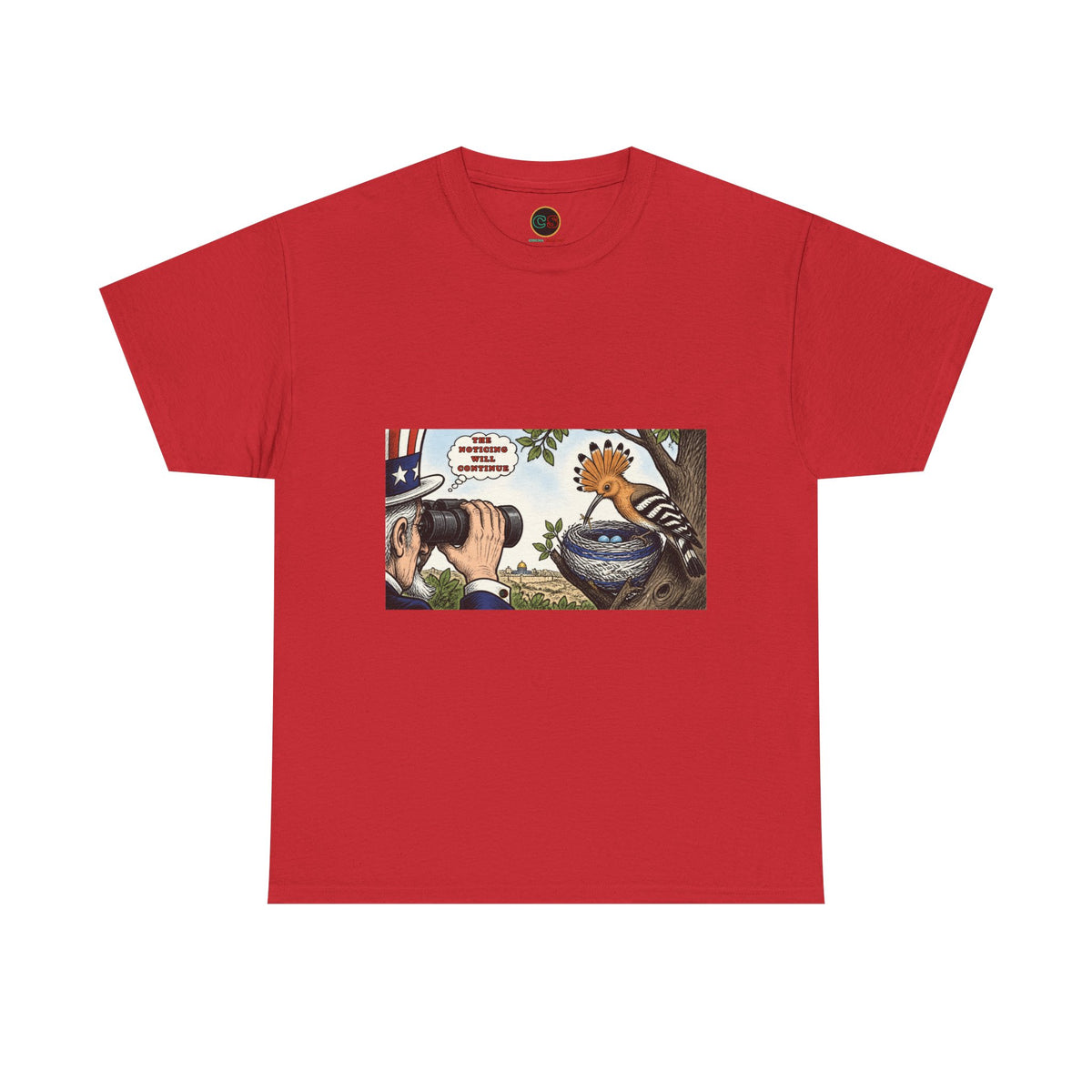 The Bird Watcher Noticing- Heavy Cotton Tee - Cinema Siblings -Shutter Island - Life Imitating Art?