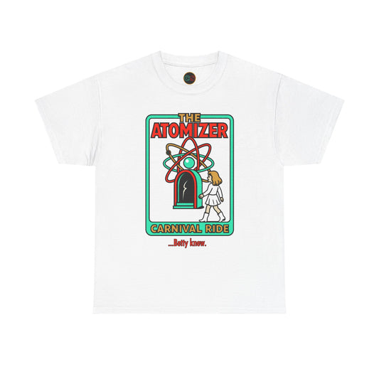 The Atomizer - Betty Knew - Unisex Heavy Cotton Tee - Splash, Mannequin & Weird Science 1980's Manic Pixie Dream Pygmalion