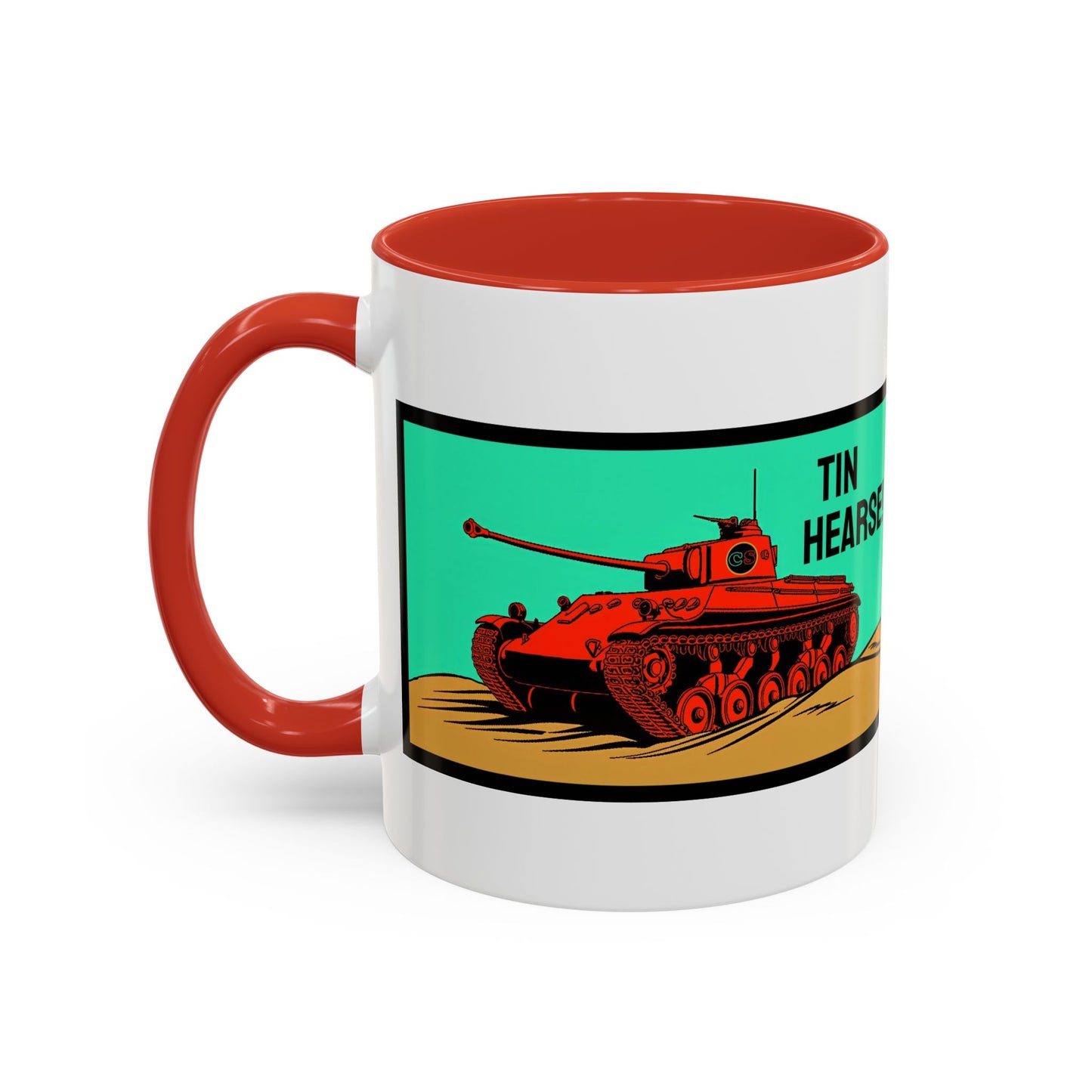 Tin Hearse! Coffee Mug (11, 15oz) Cinema Siblings Sahara (1942) - Moses or Aragon