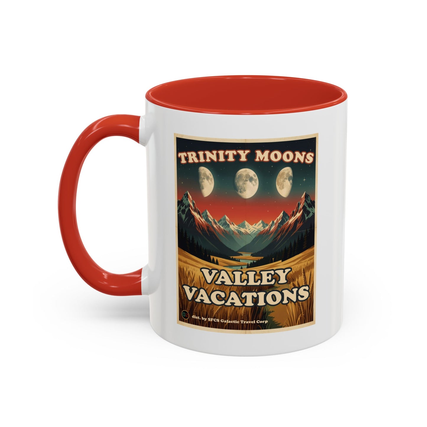 Trinity Moons Valley Vacations - Coffee Mug (11, 15oz) Cinema Siblings - Soldier (1998): Space Western with Too Much Nuance
