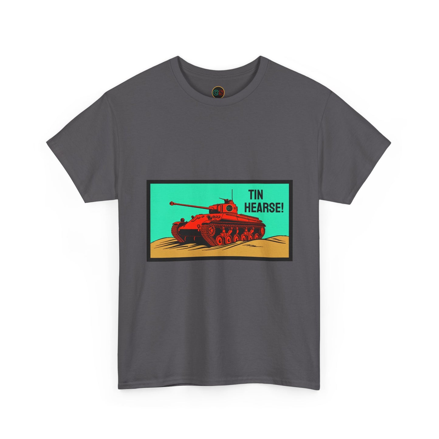 Tin Hearse!  Unisex Heavy Cotton Tee Cinema Siblings Sahara (1942) - Moses or Aragon