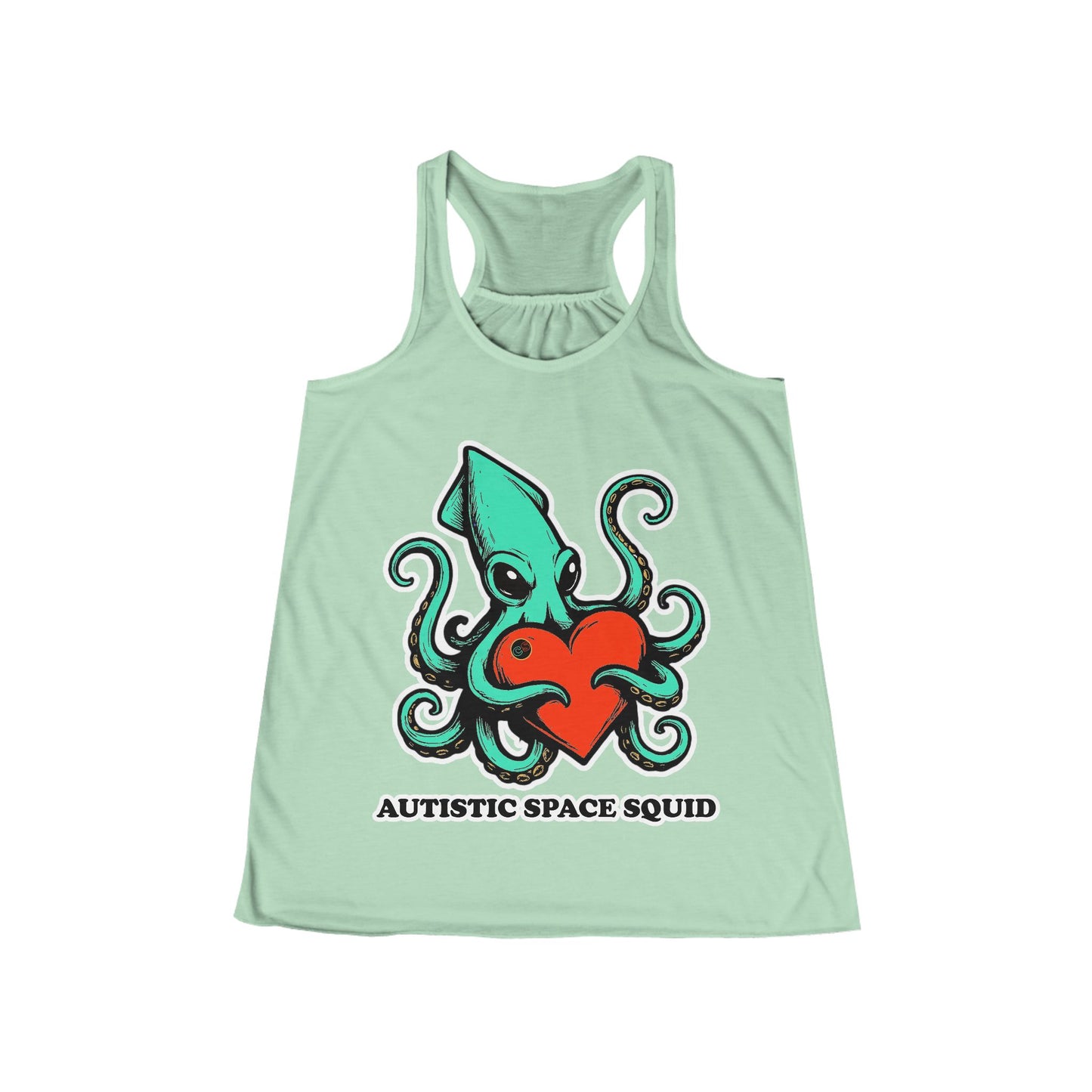 Autistic Space Squid Women's Flowy Racerback Tank Cinema Siblings Galaxy Quest: The Search for Earnestness