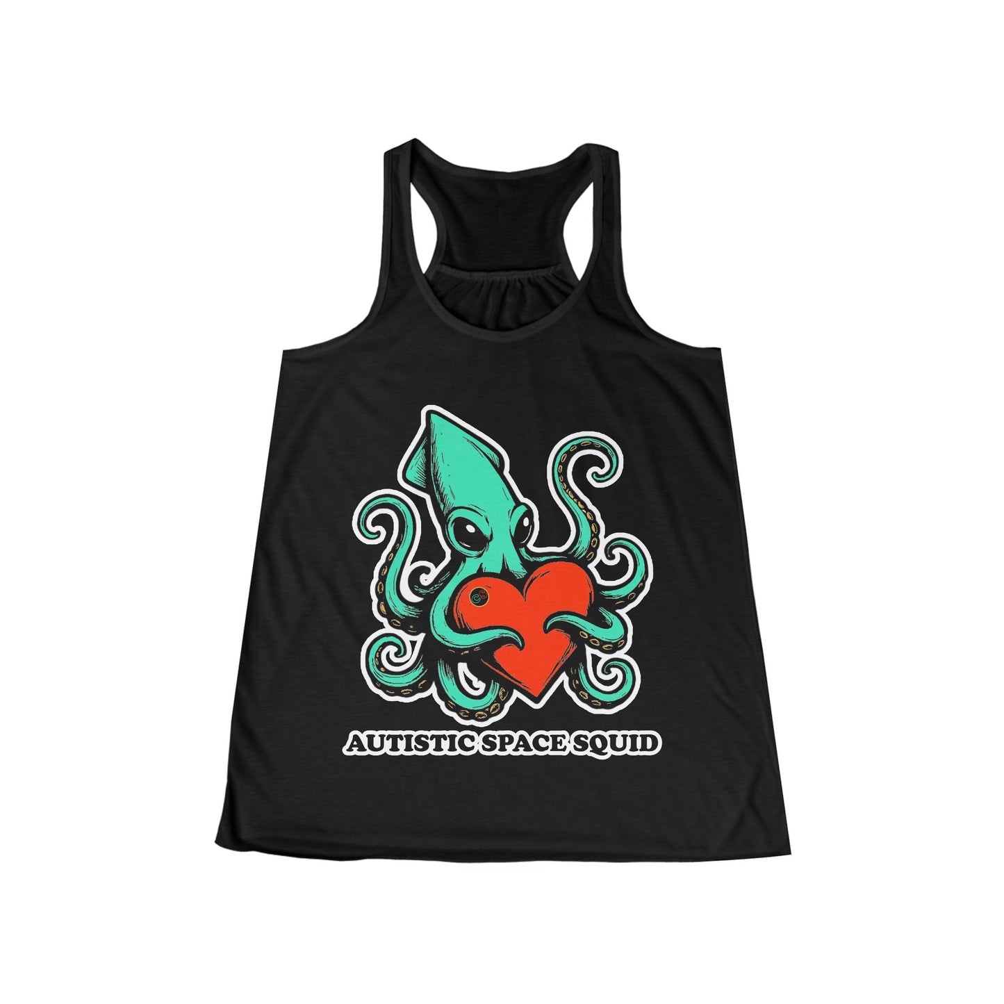 Autistic Space Squid Women's Flowy Racerback Tank Cinema Siblings Galaxy Quest: The Search for Earnestness