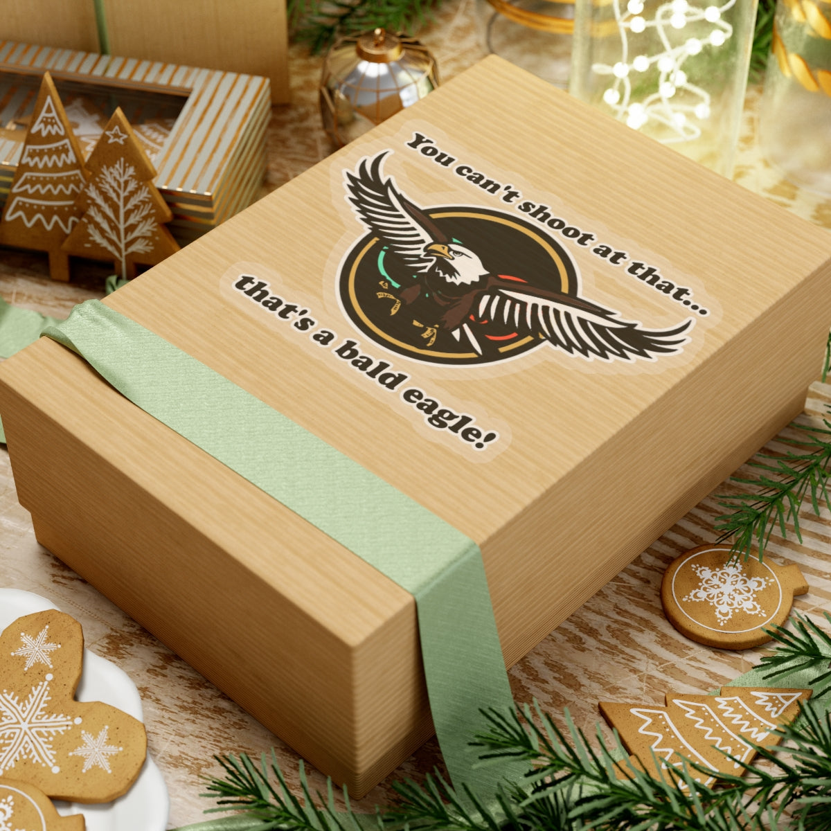 That's a Bald Eagle! Cinema Siblings Stickers - Multiple Sizes - Peacemaker - Demeaning the Hero