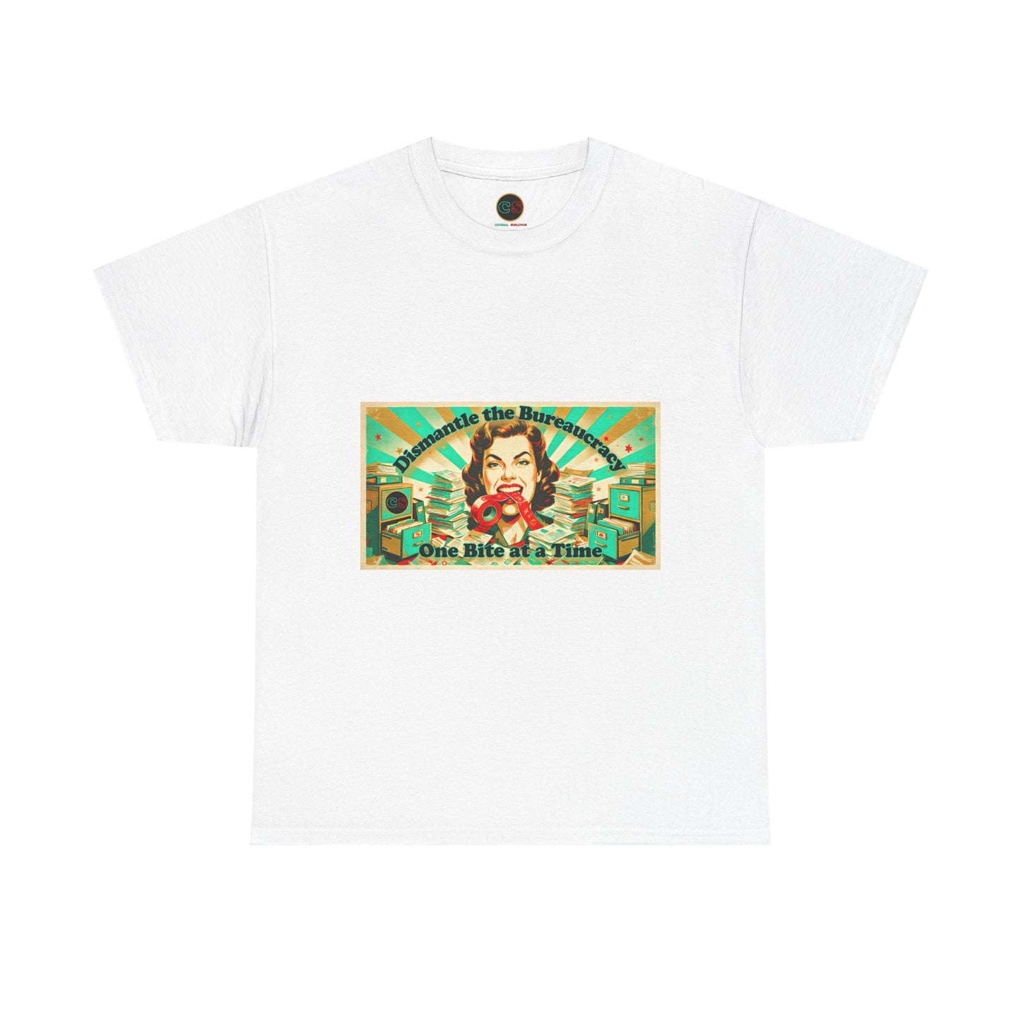 One Bite at a Time - Heavy Cotton Tee - Cinema Siblings - Tombstone or The Good King, Wyatt Earp
