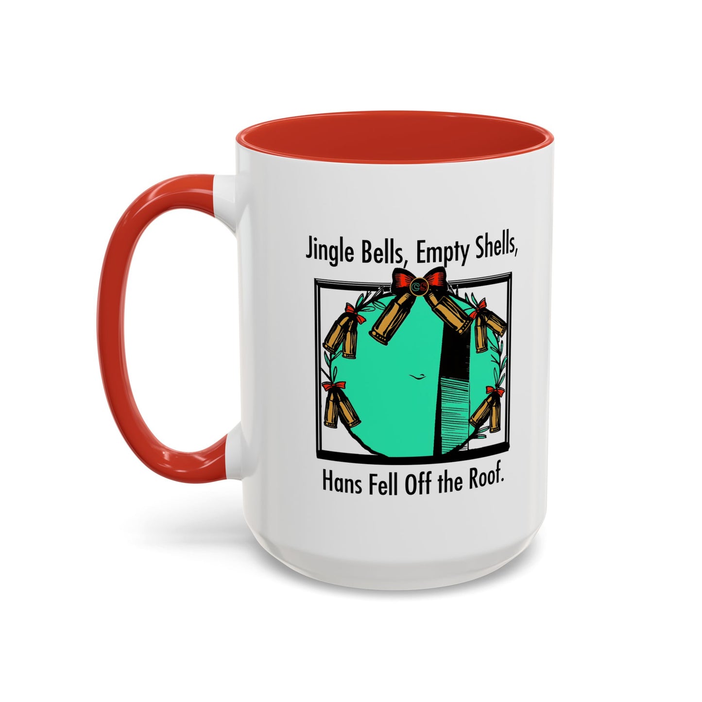Jingle Shells Accent Coffee Mug Cinema Siblings Episode Die Hard - Is Holly the Bad Guy?