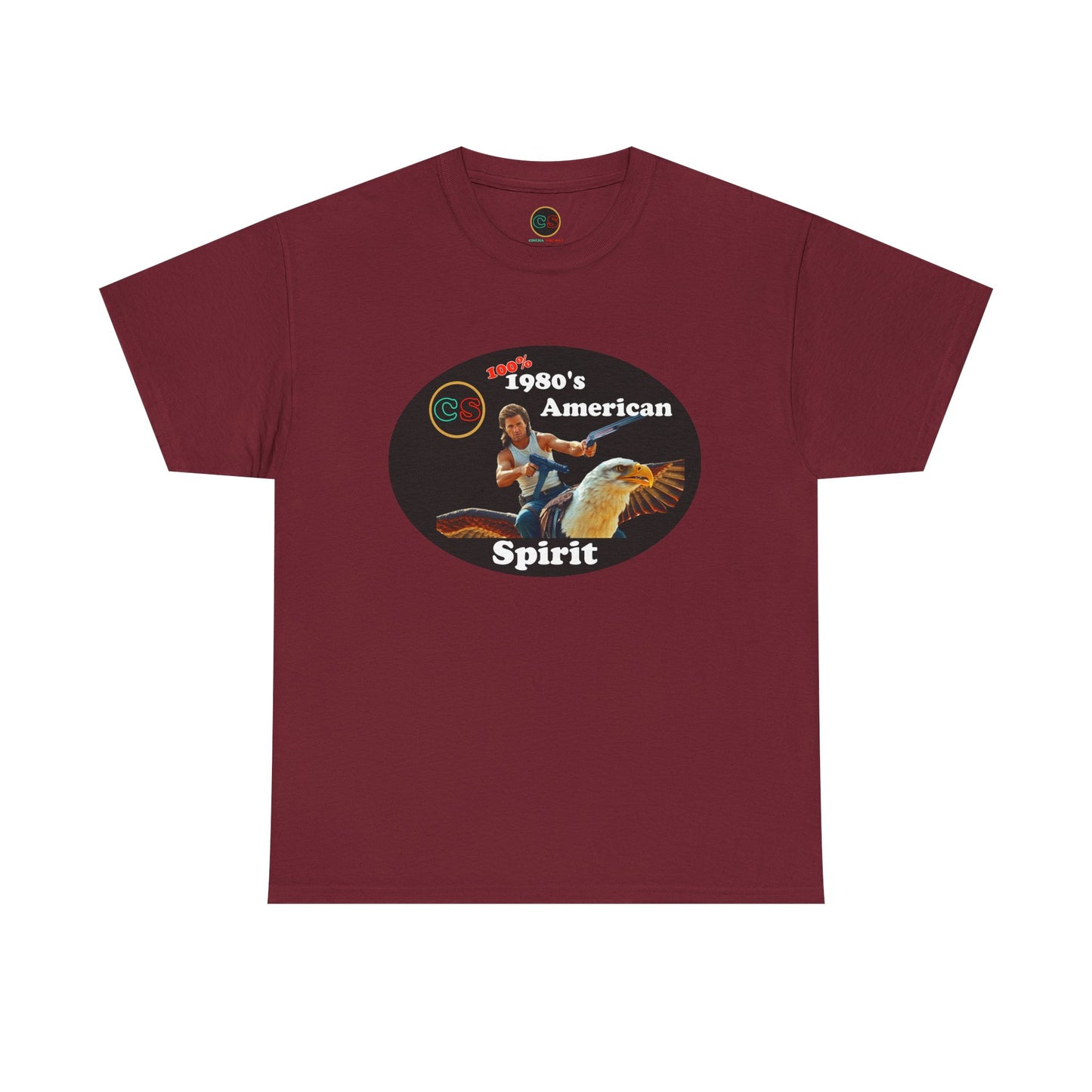 100% 1980s American Spirit Unisex Heavy Cotton Tee Cinema Siblings Episode Big Trouble in Little China - The MOST American Movie