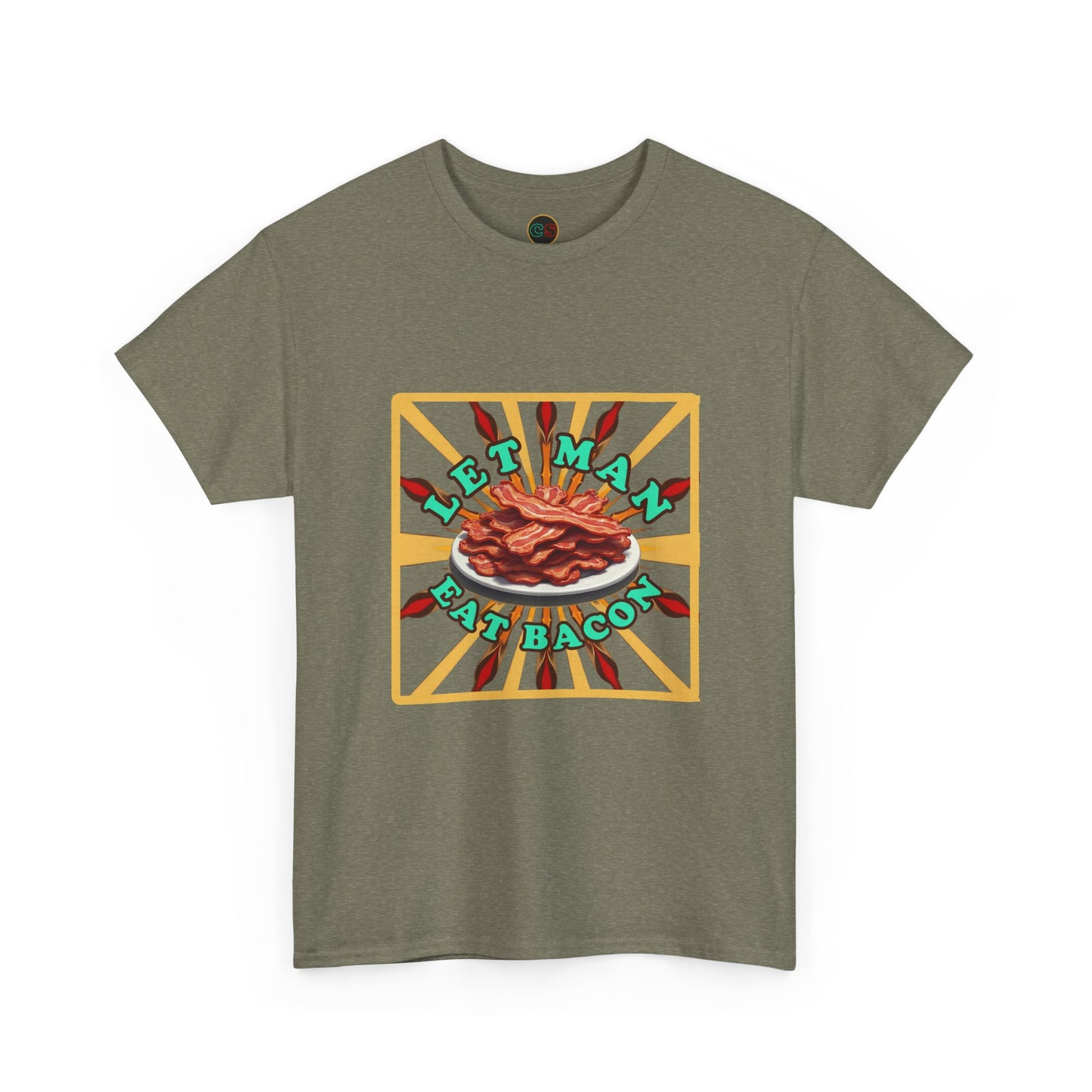 Let Man Eat Bacon - Unisex Heavy Cotton Tee Cinema Siblings - Stranger Things: Judging the Wheelers