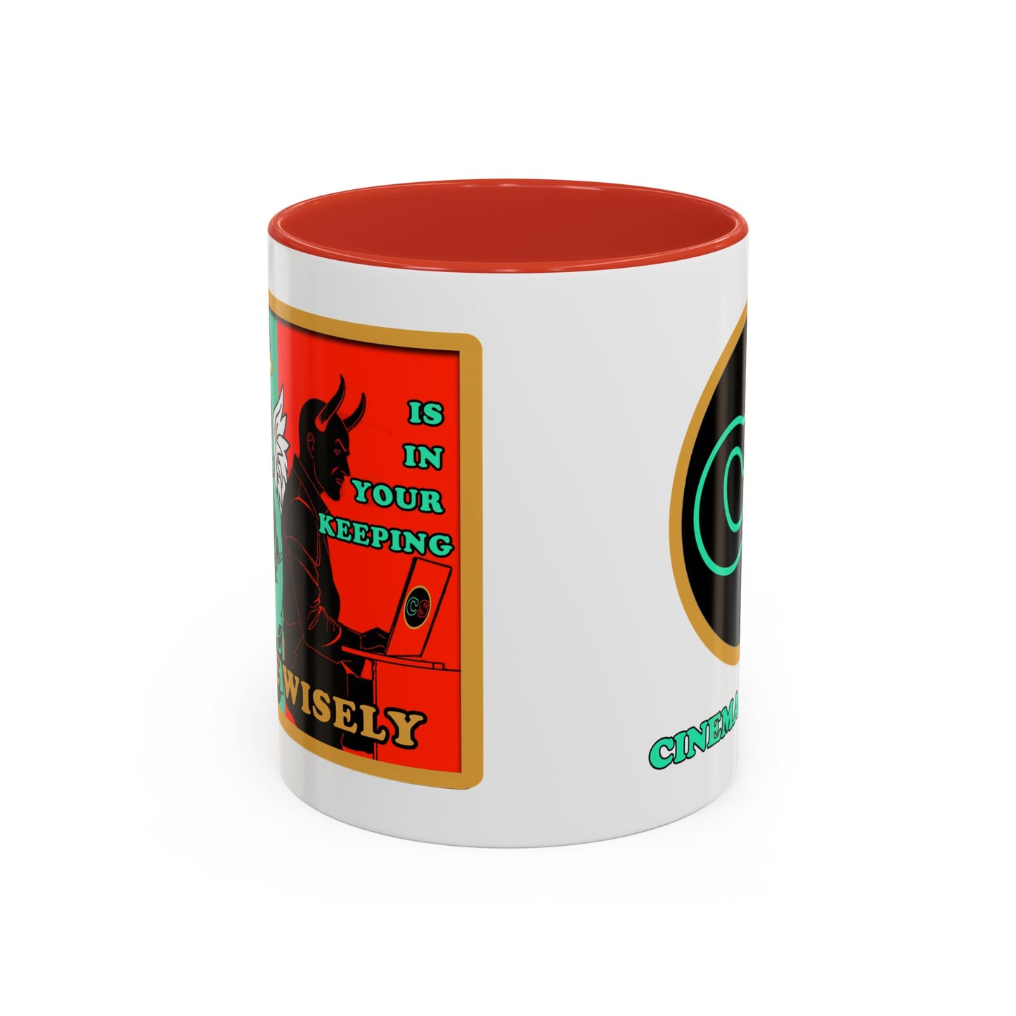 Keep Your Soul - Coffee Mug (11, 15oz) Cinema Siblings - Hackers (1995) - Hope Against AI Hegemony