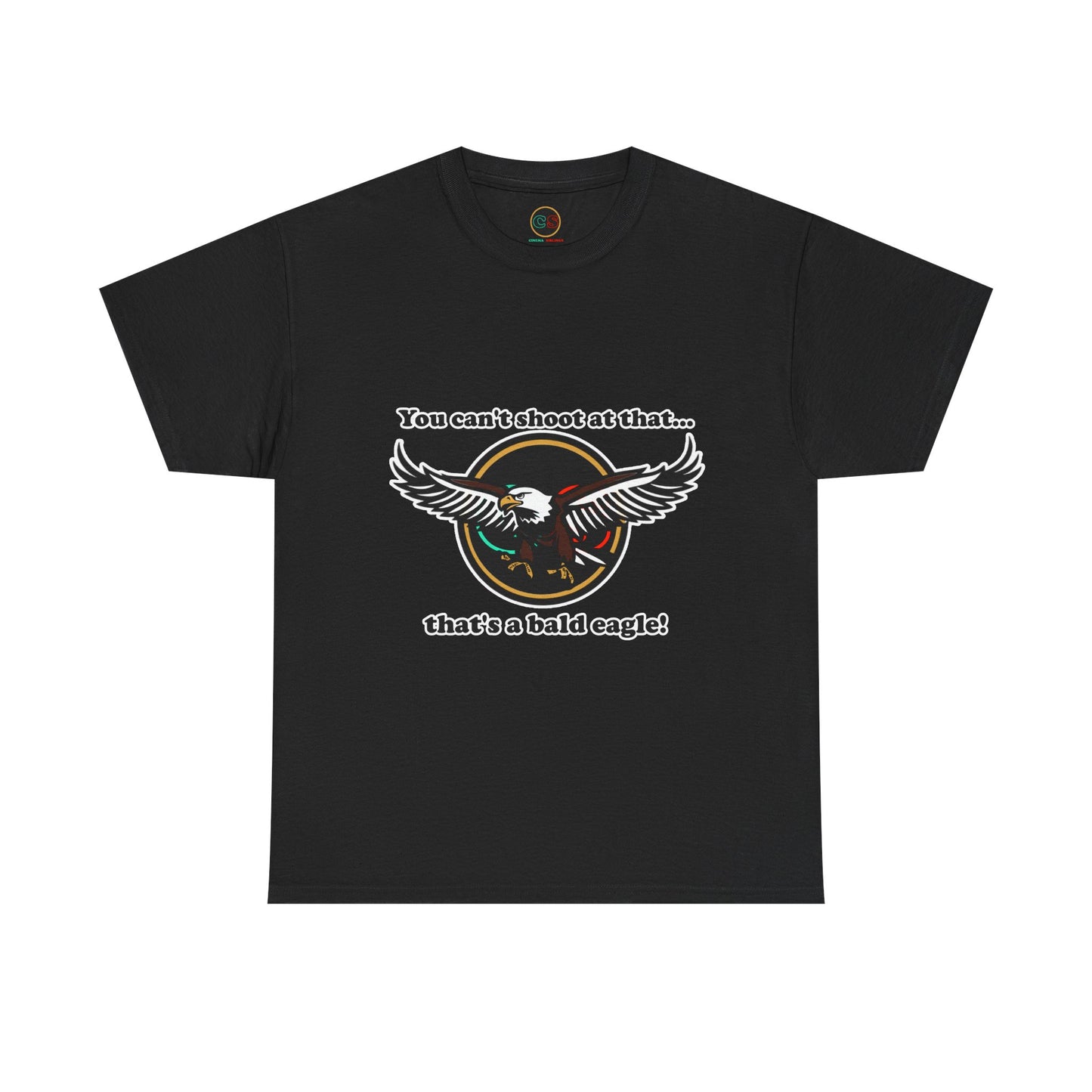 That's a Bald Eagle! Unisex Heavy Cotton Tee Cinema Siblings Peacemaker - Demeaning the Hero