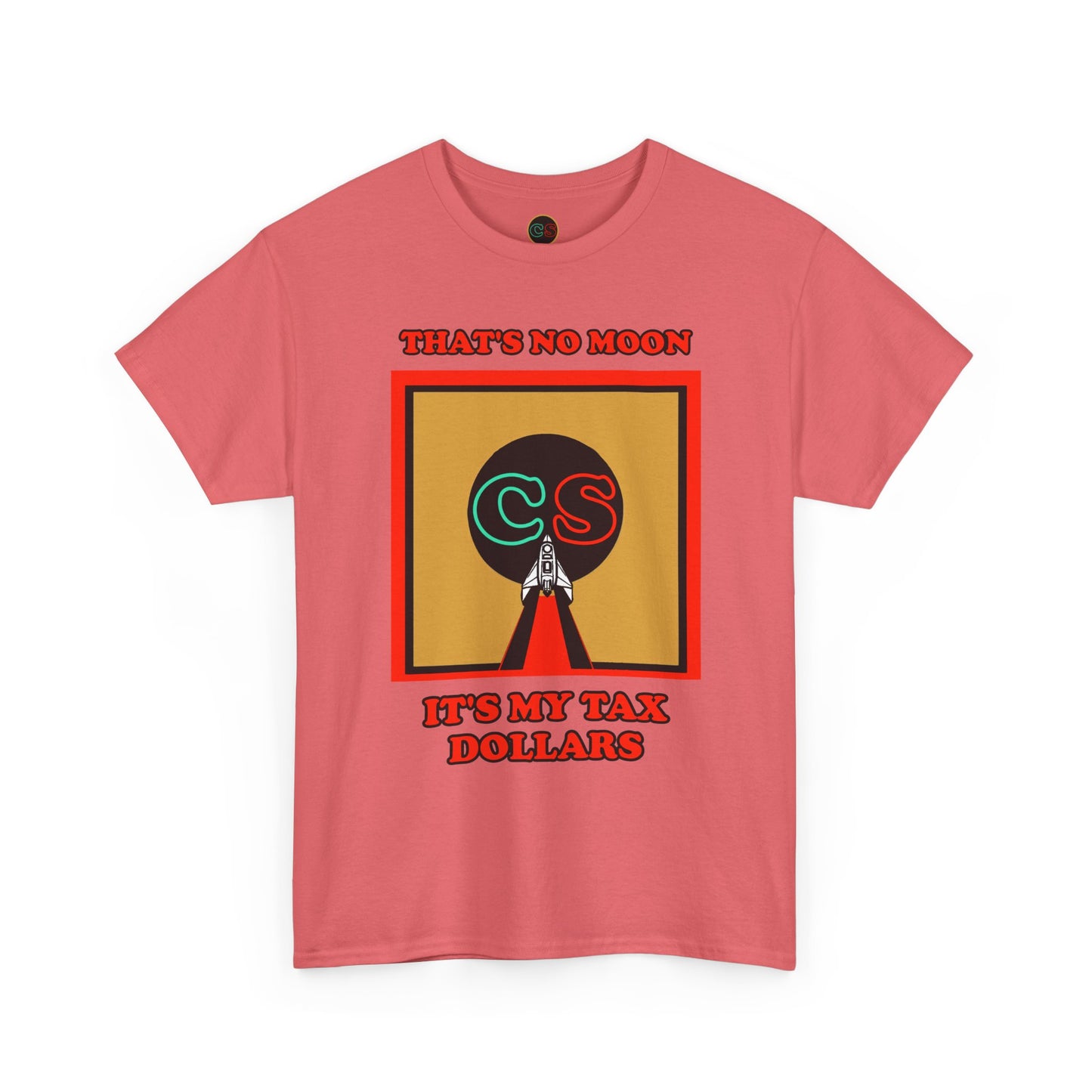 That's No Moon - Unisex Heavy Cotton Tee Cinema Siblings Happy Reviewers Compare Project Hail Mary Movie to the Book by Andy Weir