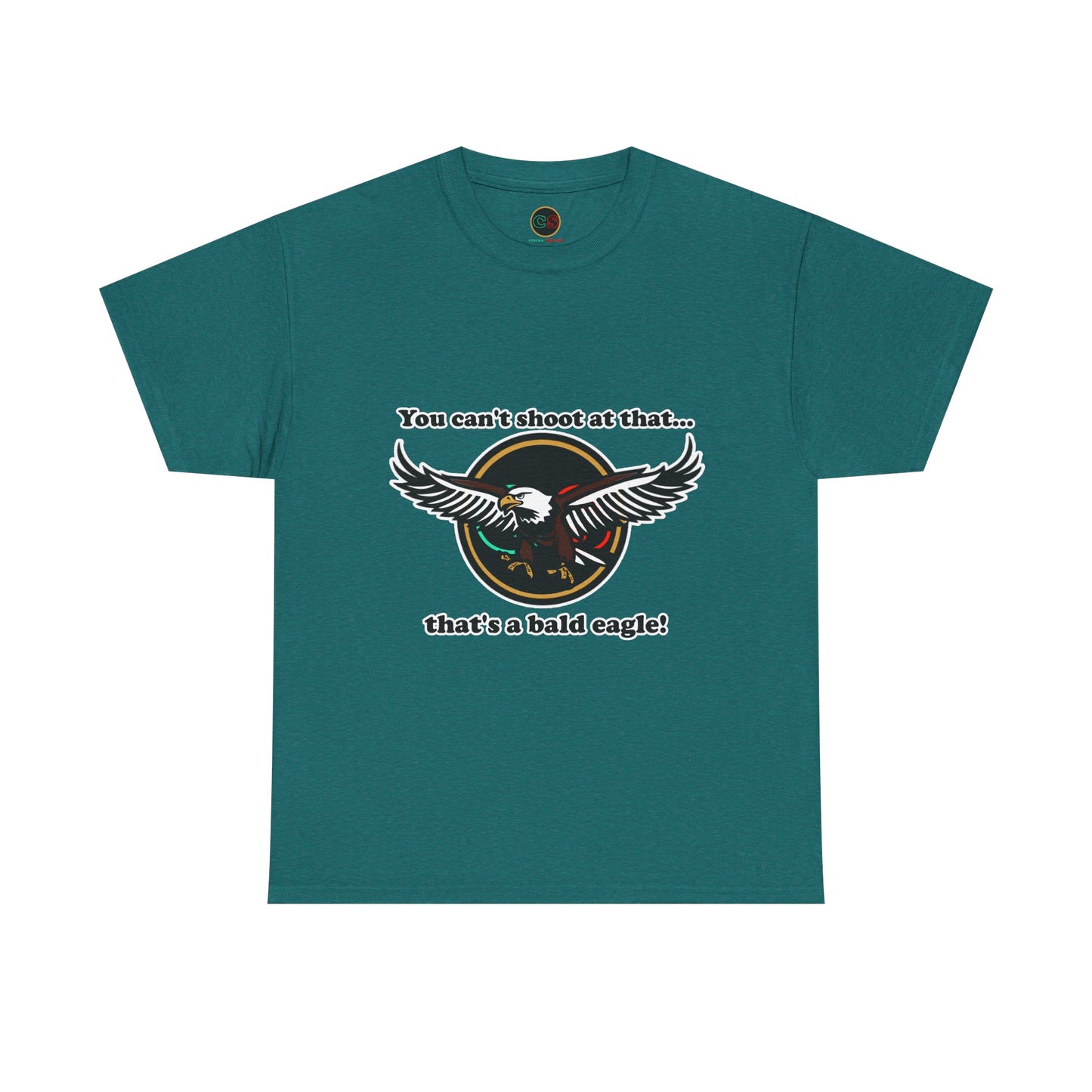That's a Bald Eagle! Unisex Heavy Cotton Tee Cinema Siblings Peacemaker - Demeaning the Hero