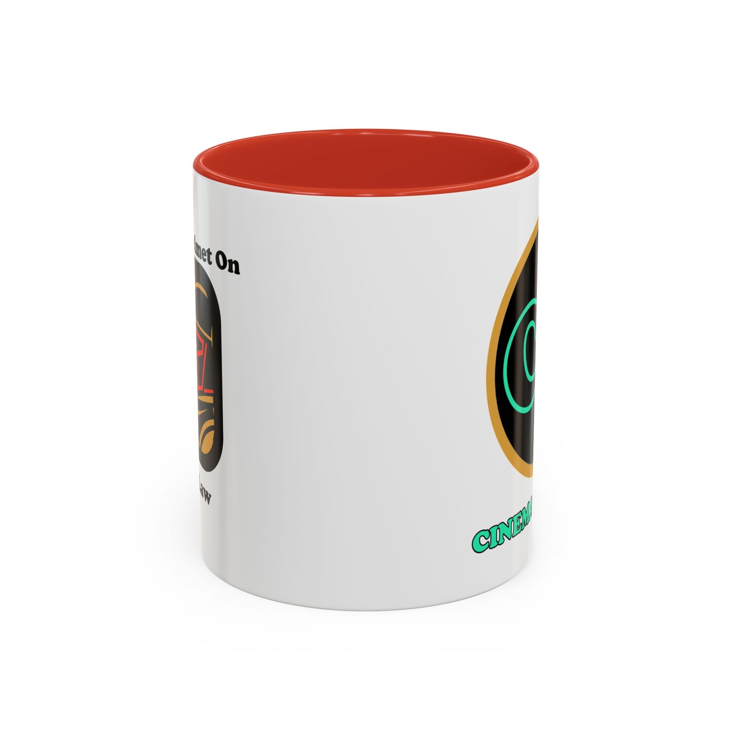 Keep the Helmet On Accent Coffee Mug Cinema Siblings Episode Dredd The Perfect Reboot
