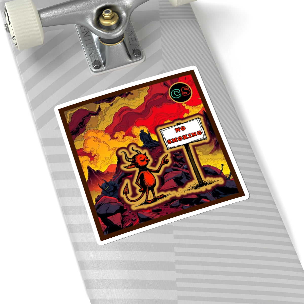 No Smoking - Cinema Siblings Stickers - Multiple Sizes - Stranger Things Seasons 3-5... set in Hell?