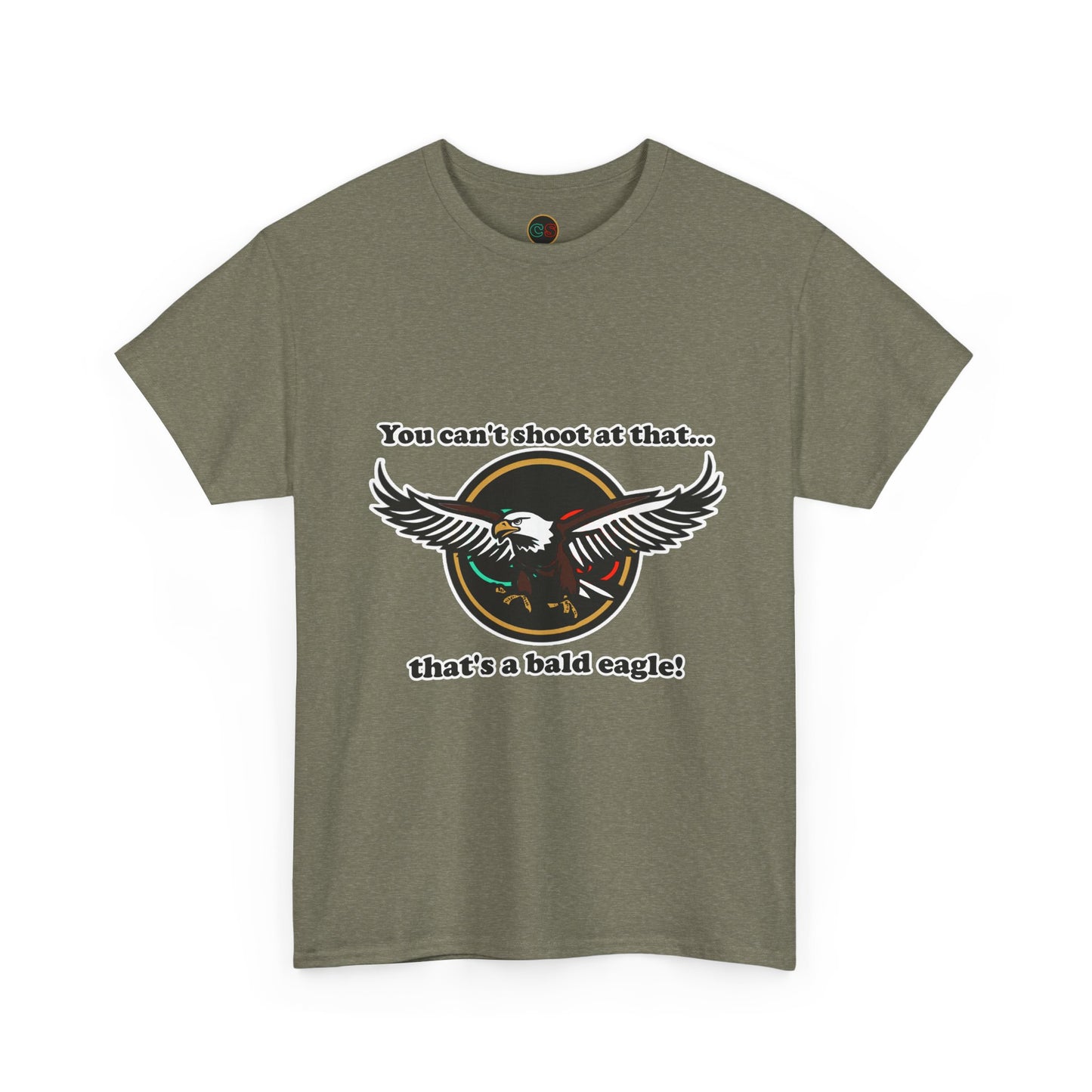 That's a Bald Eagle! Unisex Heavy Cotton Tee Cinema Siblings Peacemaker - Demeaning the Hero