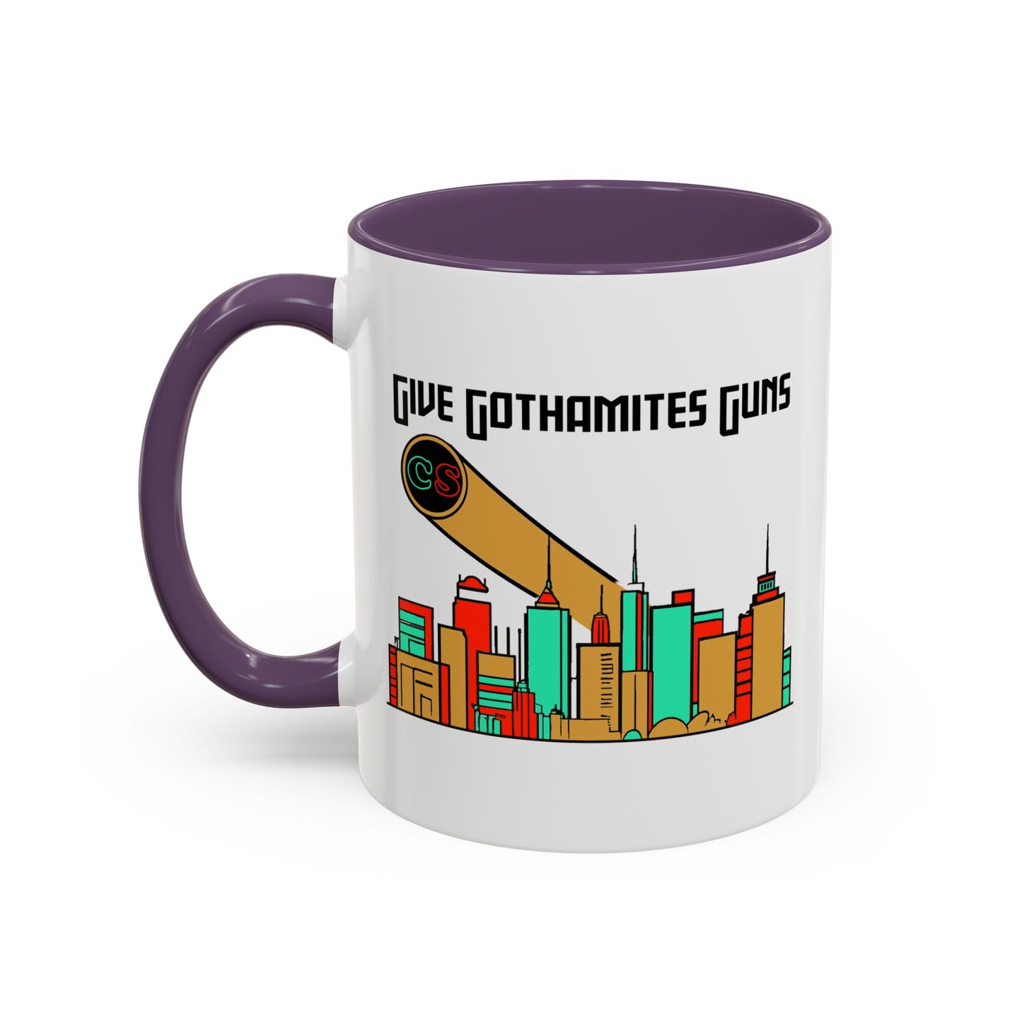Give Gothamites Guns Accent Coffee Mug Cinema Siblings Episode Joker 2 - Anti-Anti-Hero
