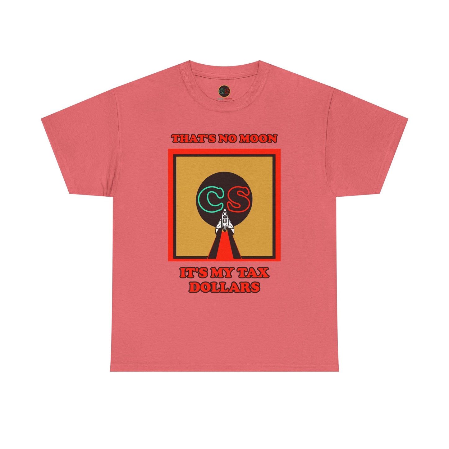 That's No Moon - Unisex Heavy Cotton Tee Cinema Siblings Happy Reviewers Compare Project Hail Mary Movie to the Book by Andy Weir