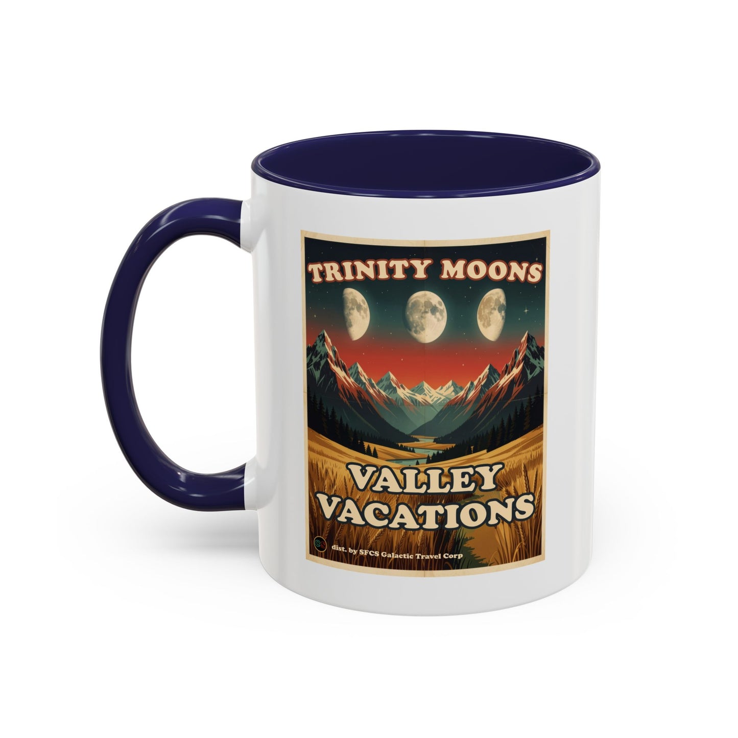 Trinity Moons Valley Vacations - Coffee Mug (11, 15oz) Cinema Siblings - Soldier (1998): Space Western with Too Much Nuance