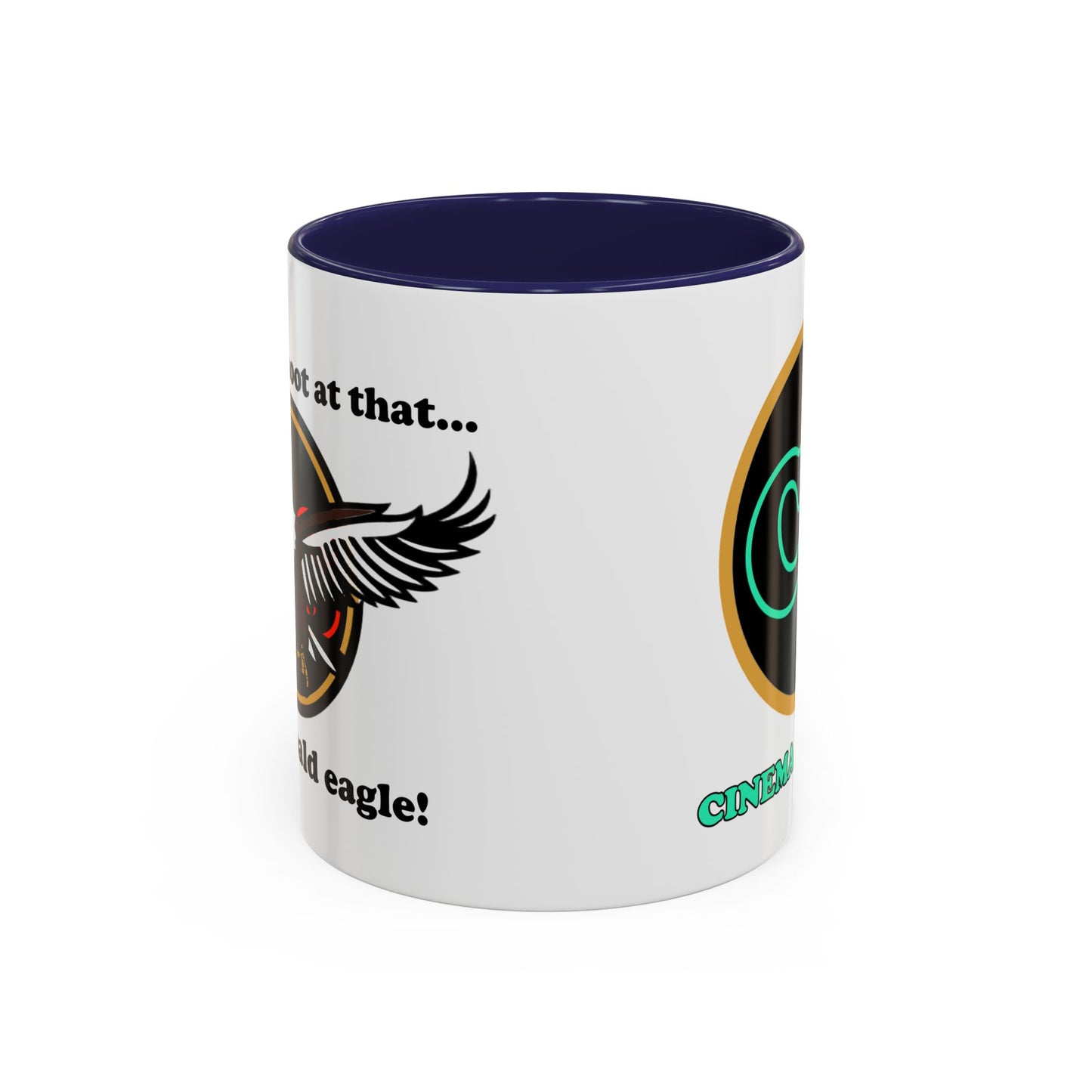 That's a Bald Eagle! Coffee Mug (11, 15oz) Cinema Siblings Peacemaker - Demeaning the Hero