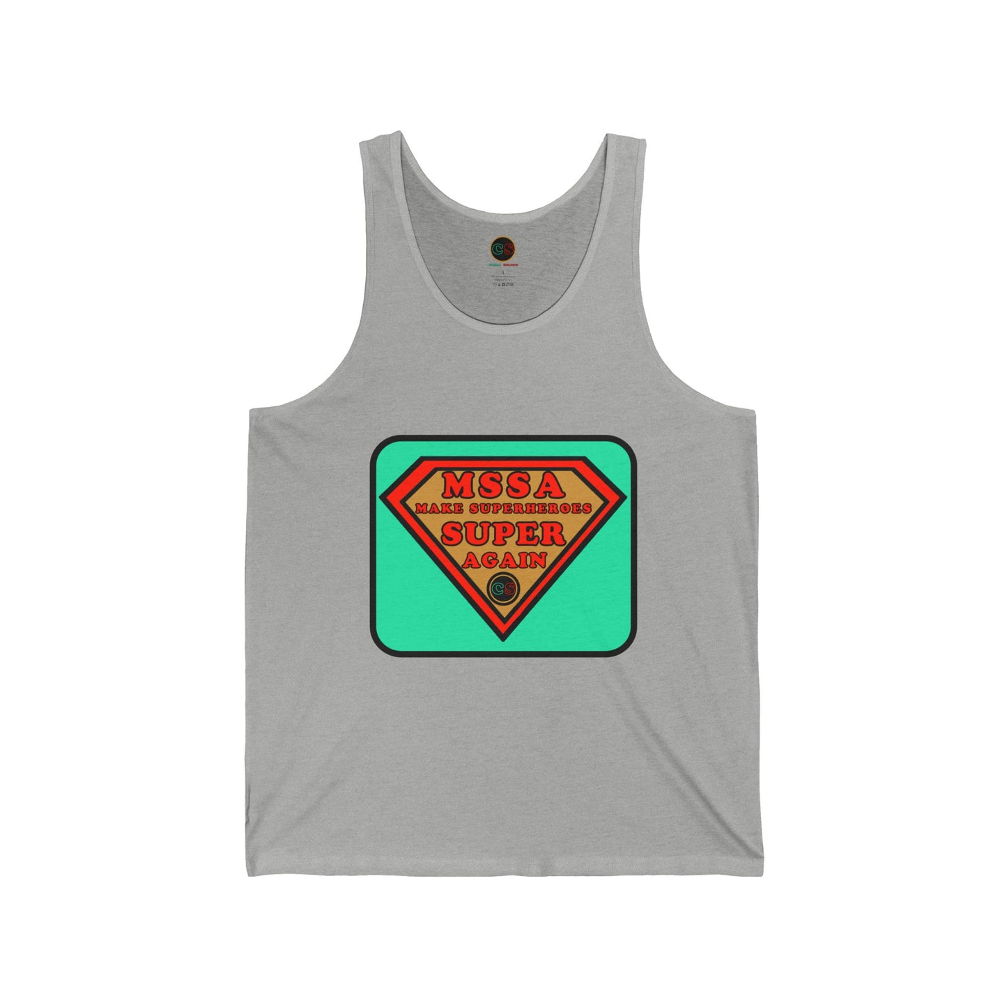 MSSA - Make Superheroes Super Again Unisex Jersey Tank Cinema Siblings SUPERMAN: Donner, Snyder & Gunn - The Purpose of Power